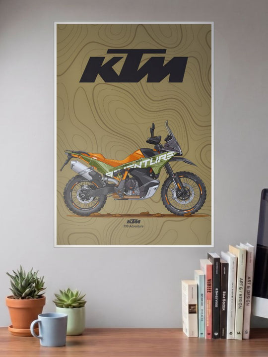 Trailblazer's Dream | KTM 790 Adventure | Bikes Poster
