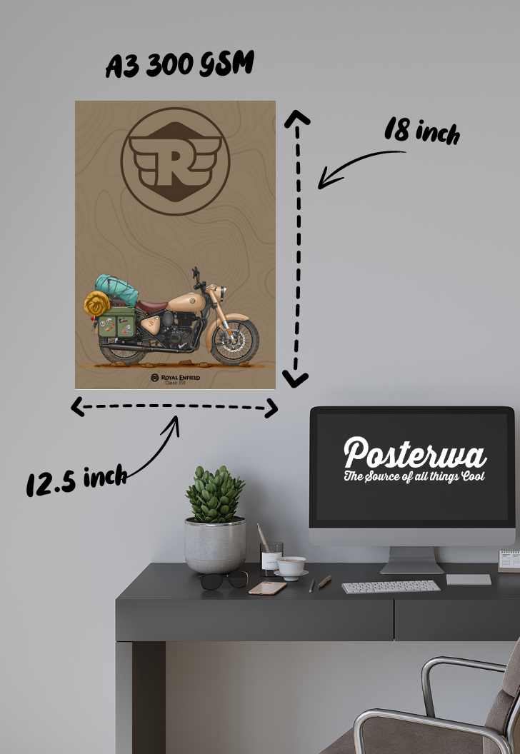 Timeless Ride | Royal Enfield | Bikes Poster