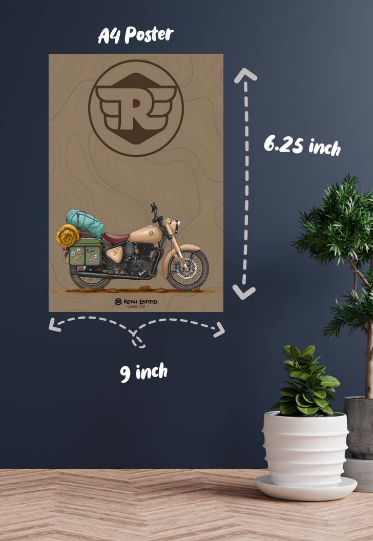 Timeless Ride | Royal Enfield | Bikes Poster