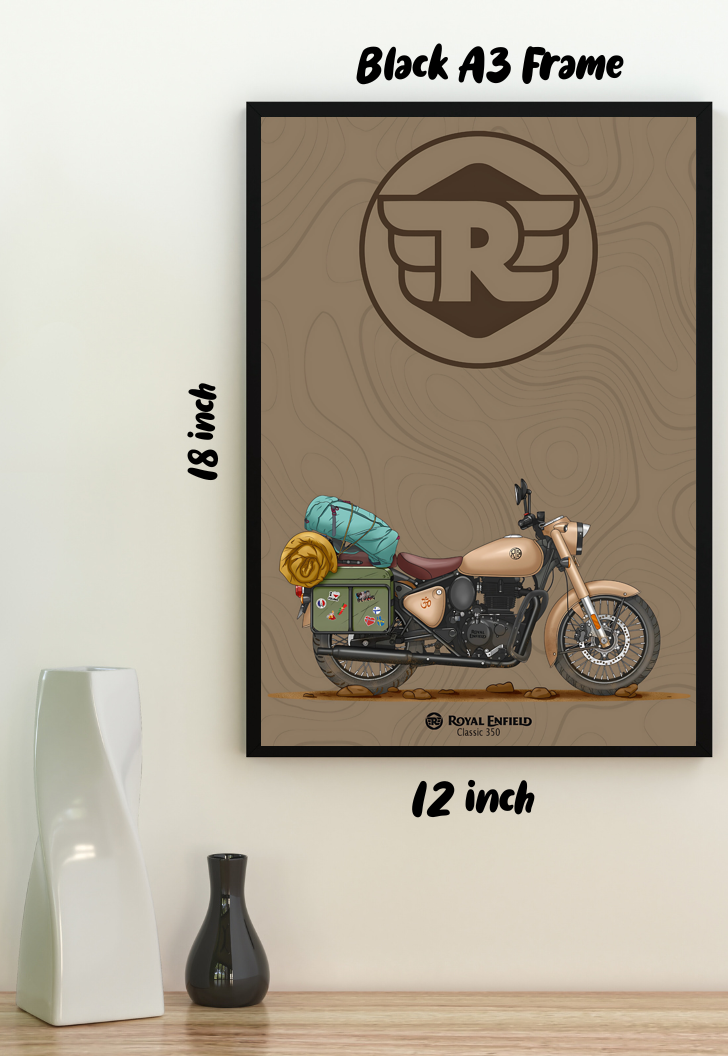 Timeless Ride | Royal Enfield | Bikes Poster