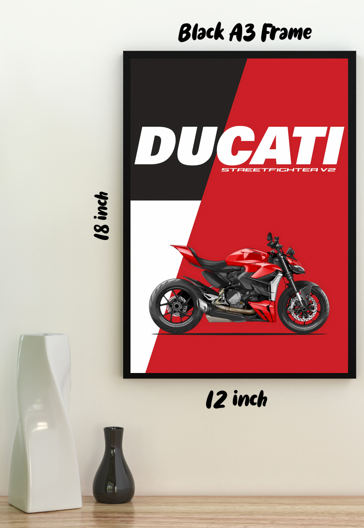 Street Warrior | Ducati | Bikes Poster