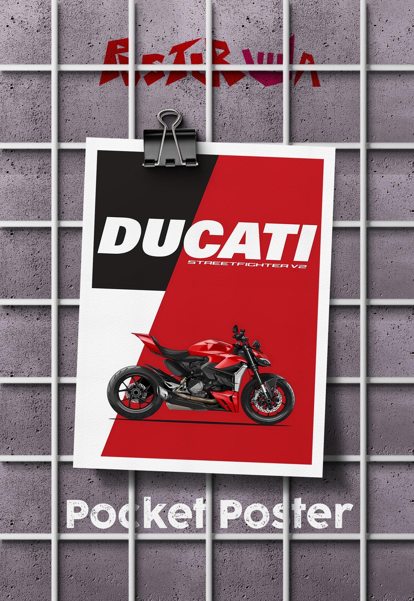 Street Warrior | Ducati | Bikes Poster