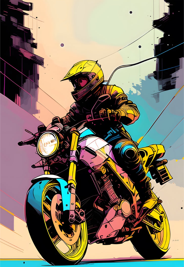 Bike Art Poster
