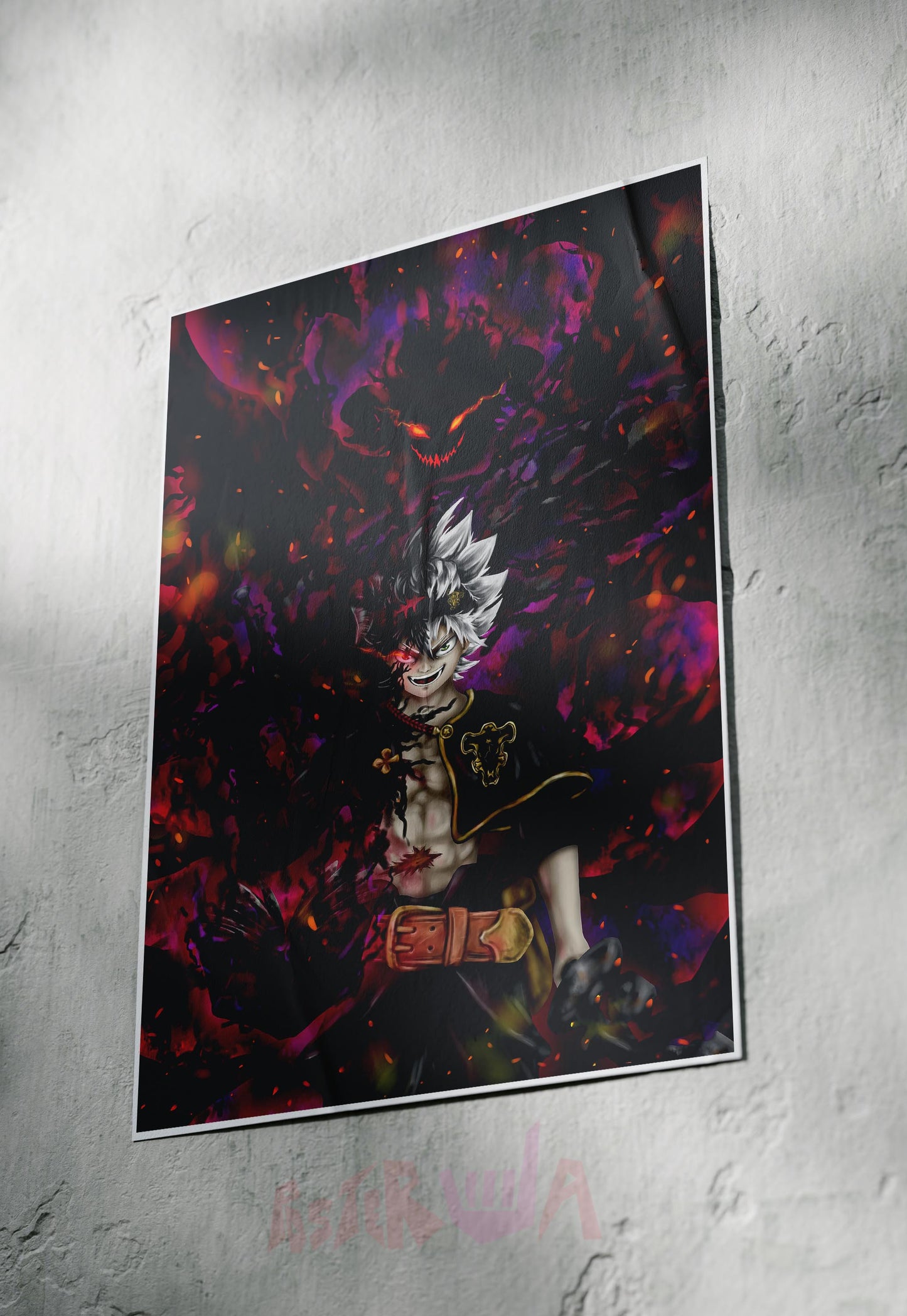 Devil's Resolve | Black Clover | Anime Poster