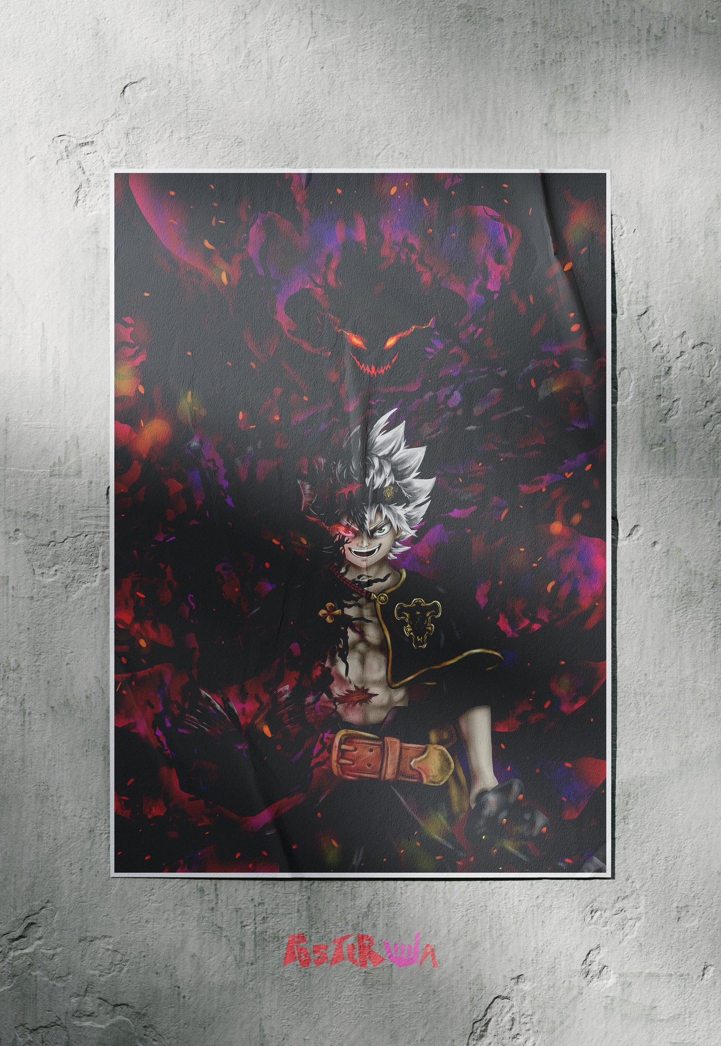Devil's Resolve | Black Clover | Anime Poster