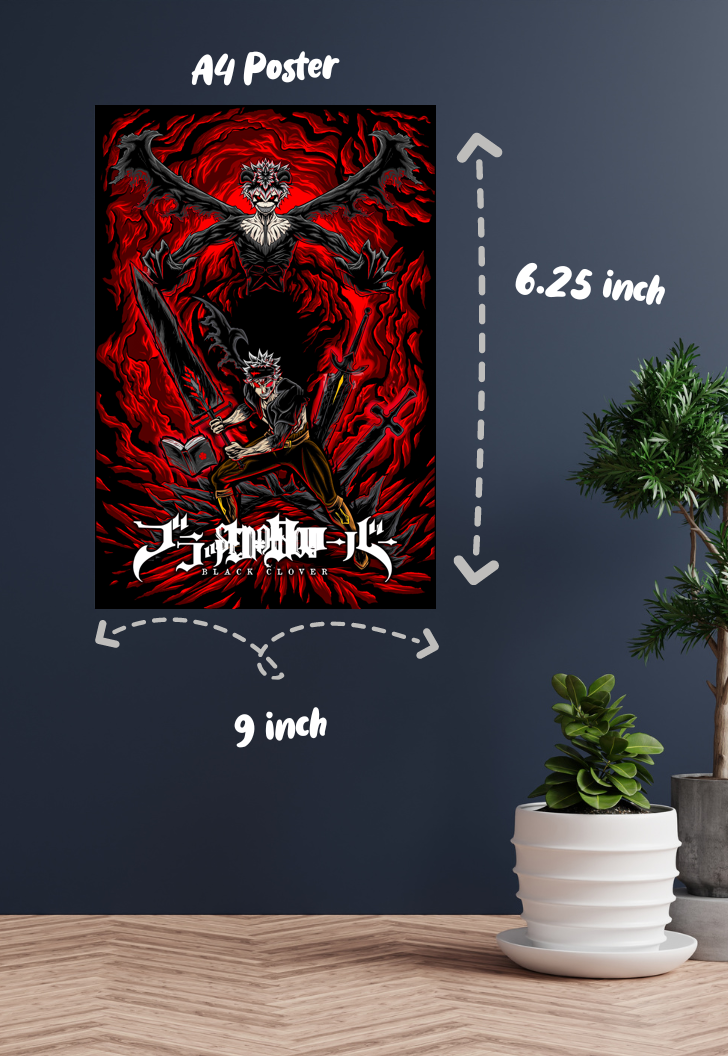 The Devil's Fifth Leaf | Black Clover | Anime Poster