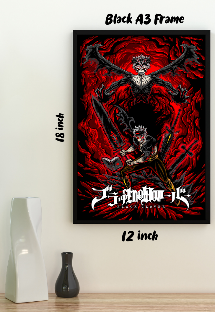 The Devil's Fifth Leaf | Black Clover | Anime Poster