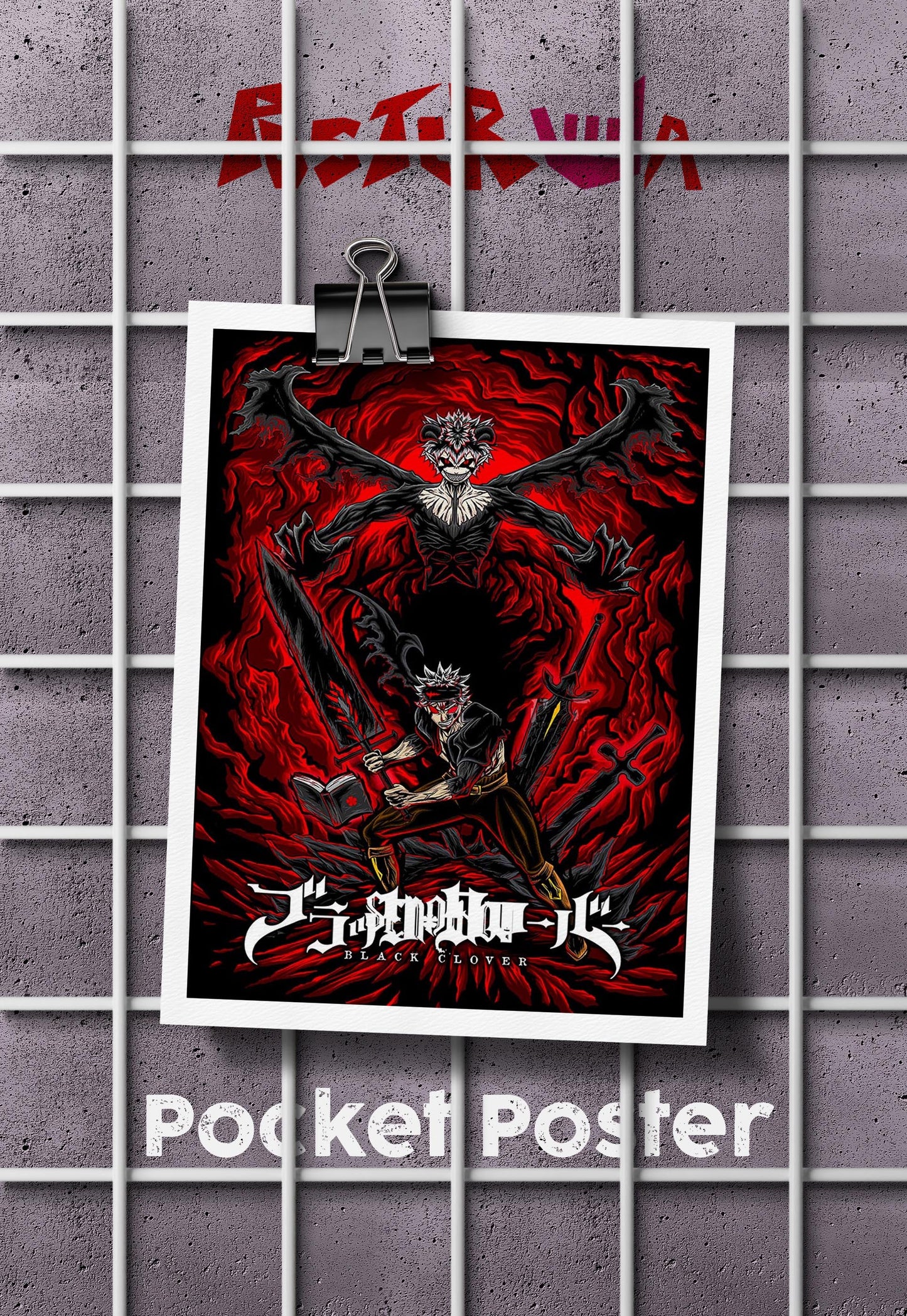The Devil's Fifth Leaf | Black Clover | Anime Poster