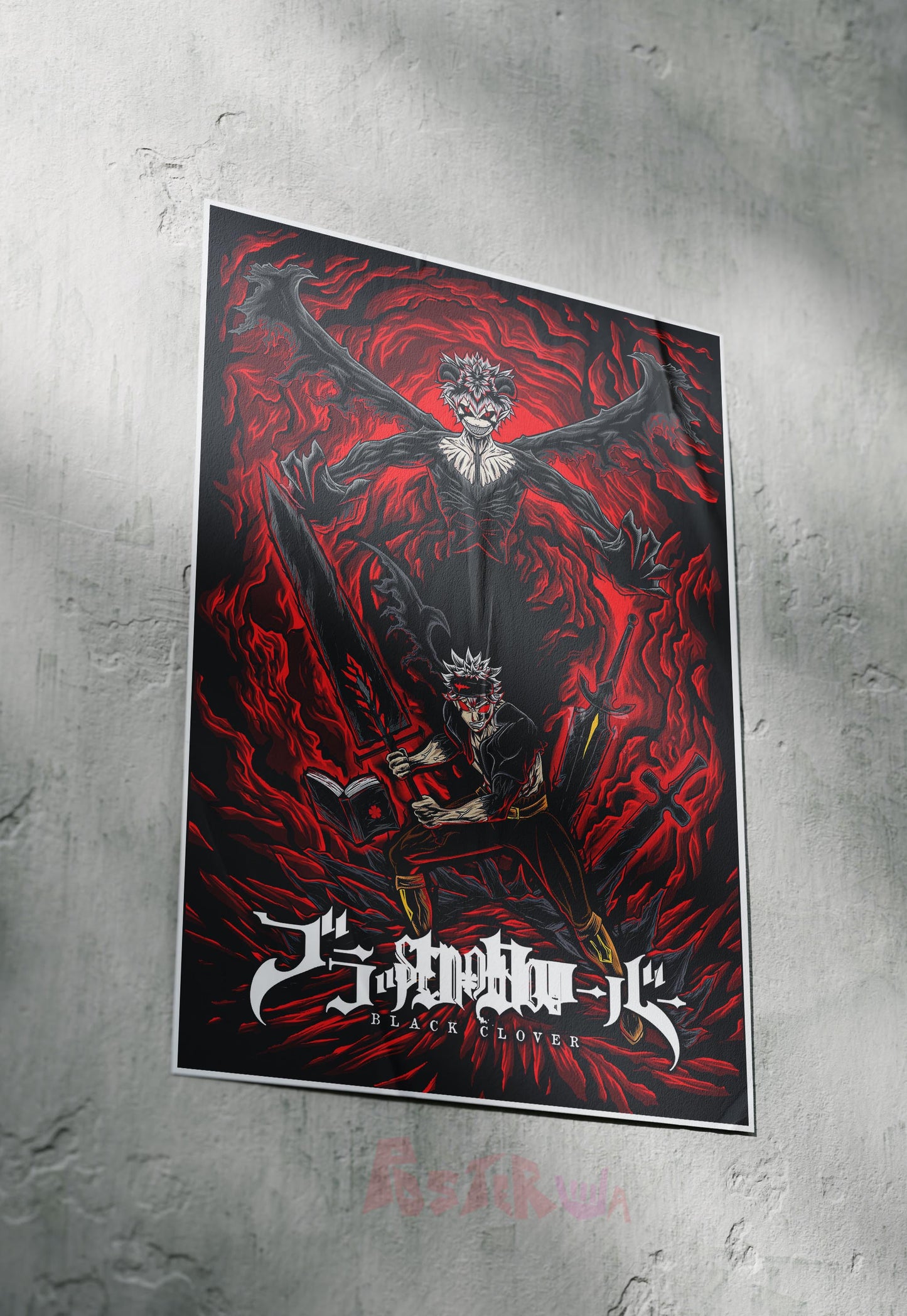 The Devil's Fifth Leaf | Black Clover | Anime Poster