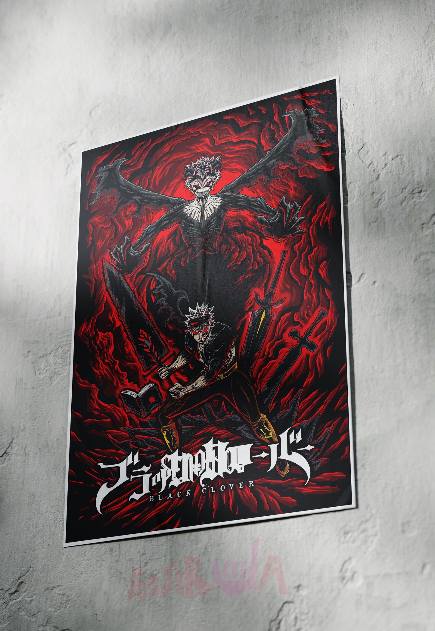 The Devil's Fifth Leaf | Black Clover | Anime Poster