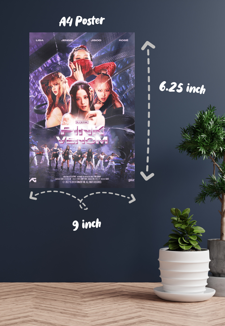 Venomous Melodies | Black Pink | Kpop Poster
