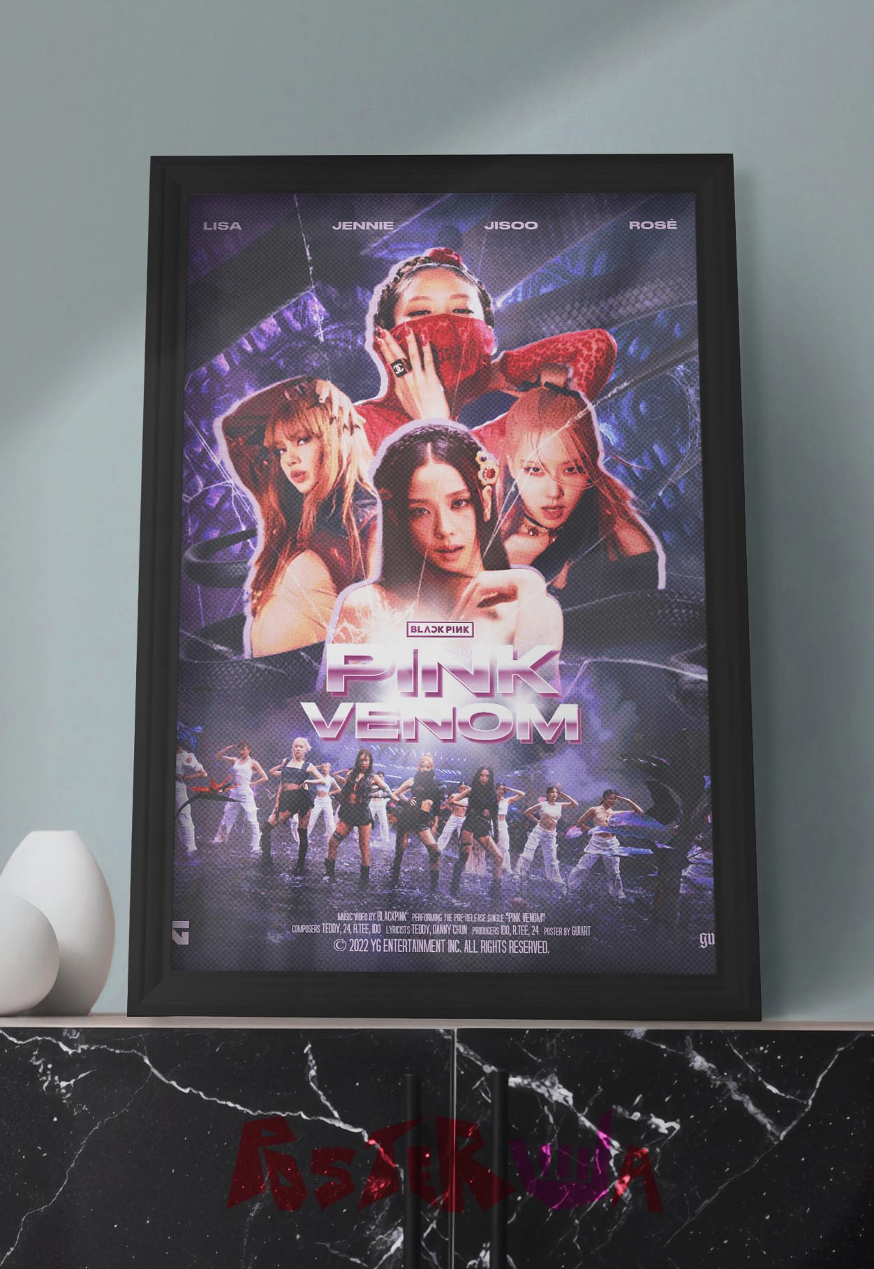 Venomous Melodies | Black Pink | Kpop Poster