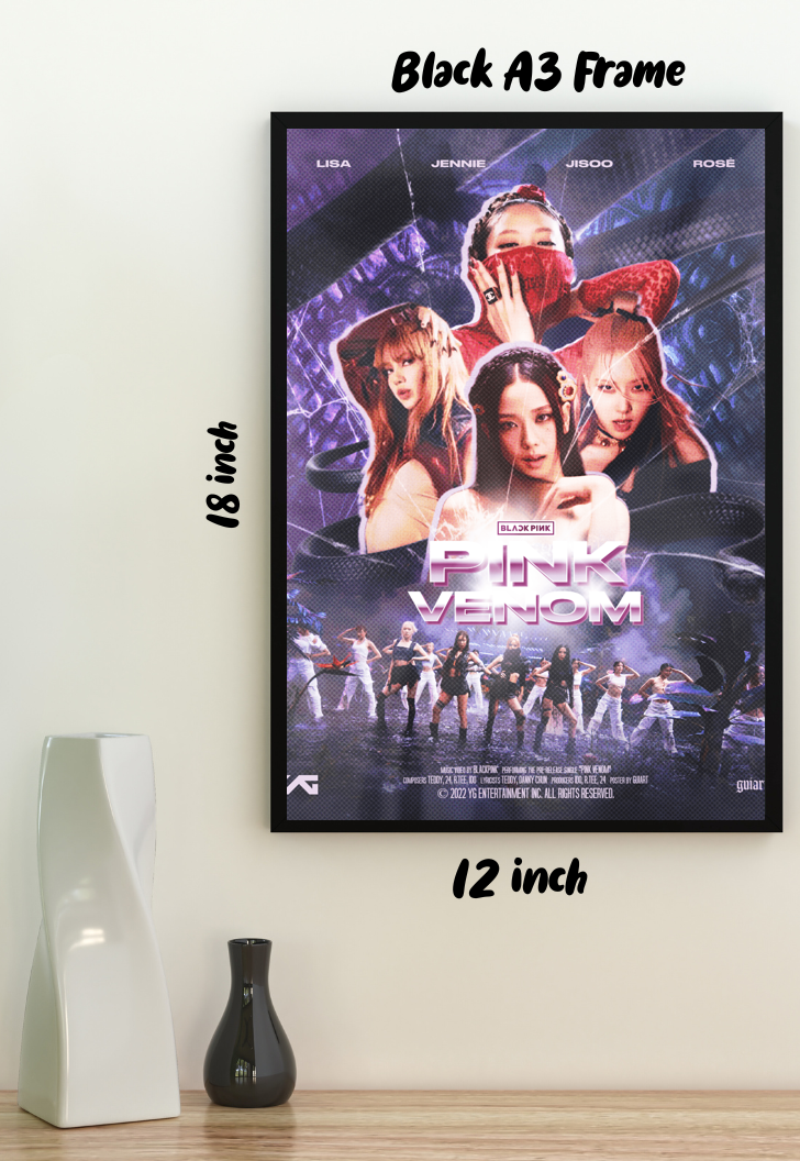 Venomous Melodies | Black Pink | Kpop Poster