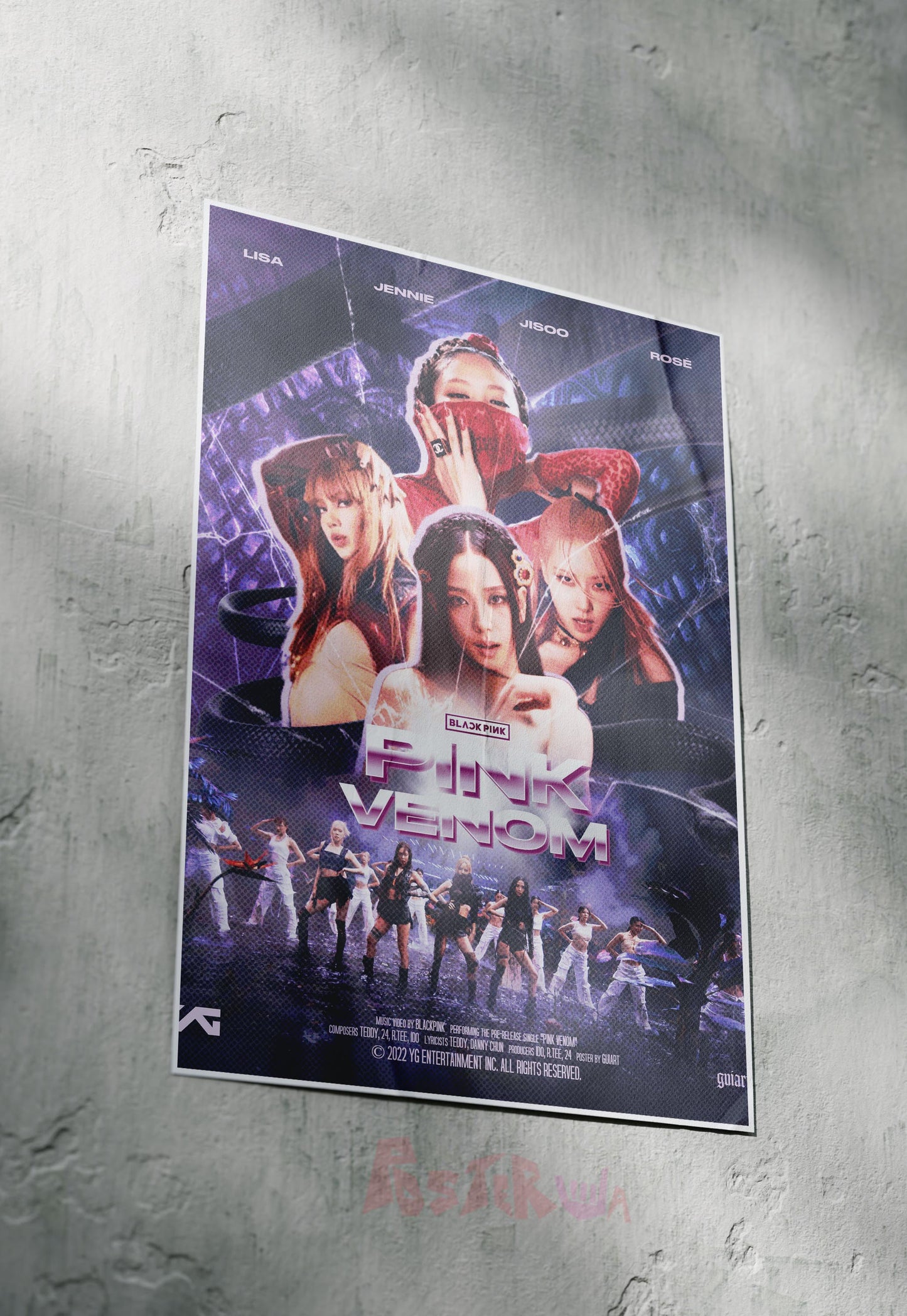 Venomous Melodies | Black Pink | Kpop Poster