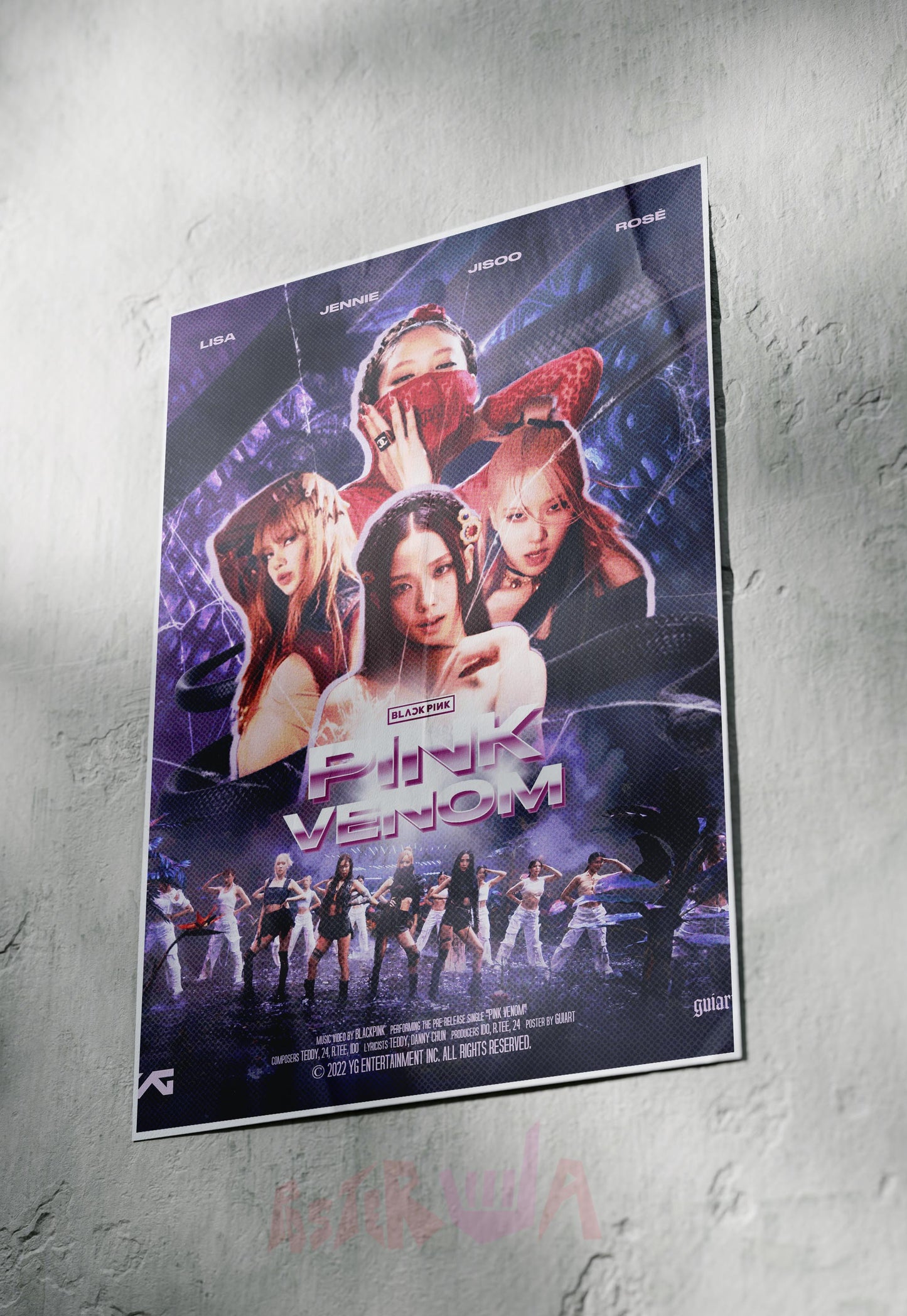 Venomous Melodies | Black Pink | Kpop Poster