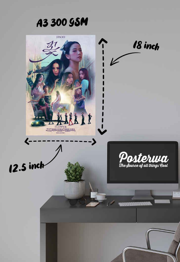 Petal Symphony | Jisoo (BLACKPINK) | Kpop Poster