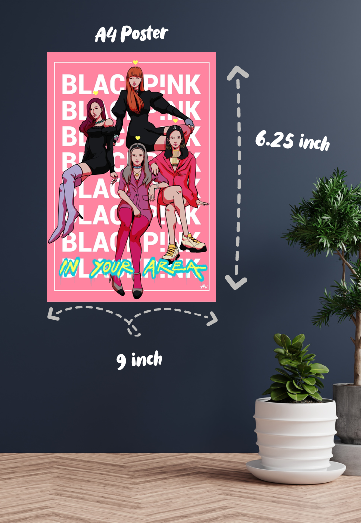 In Your Area | BlackPink | Kpop Poster