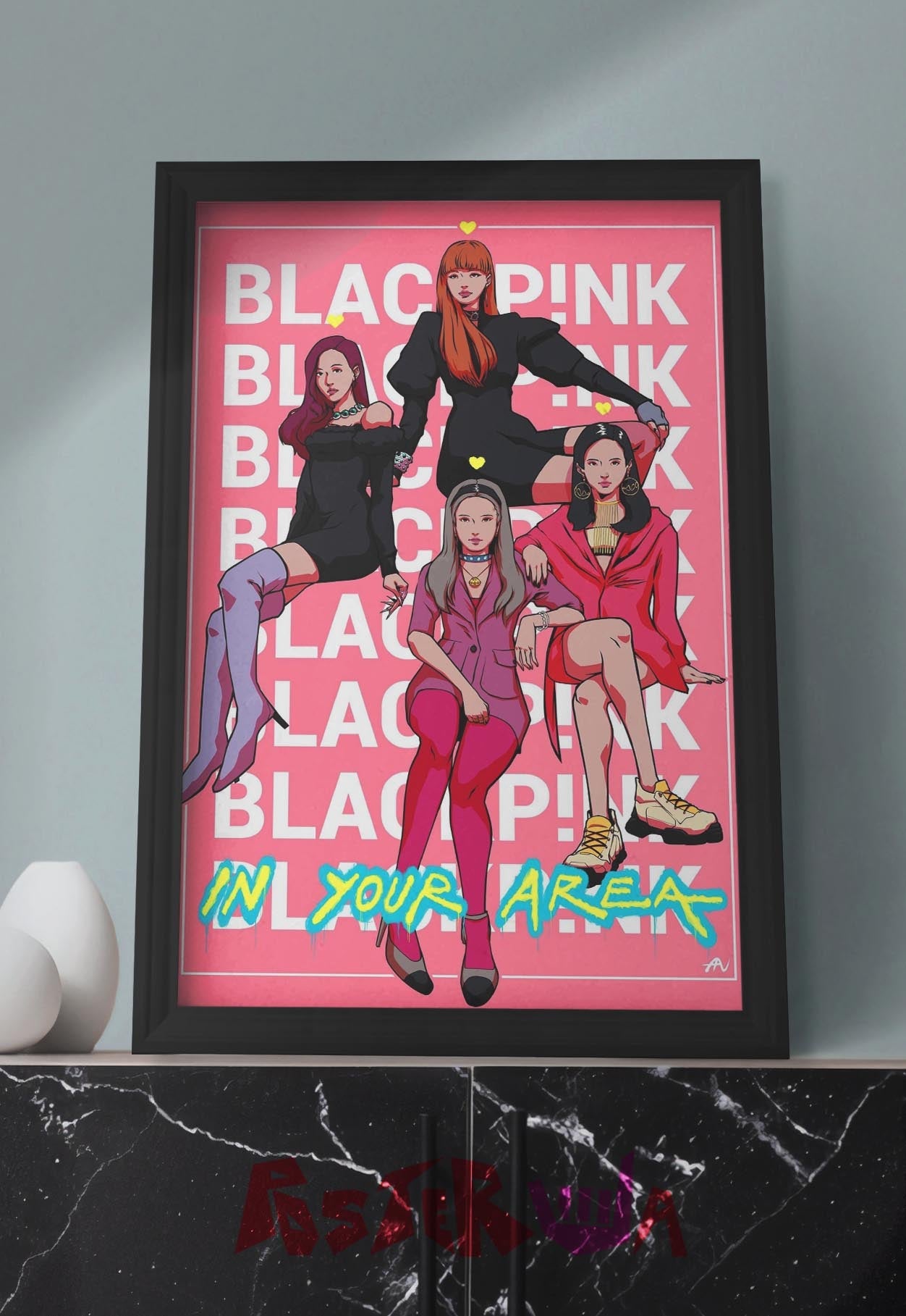 In Your Area | BlackPink | Kpop Poster