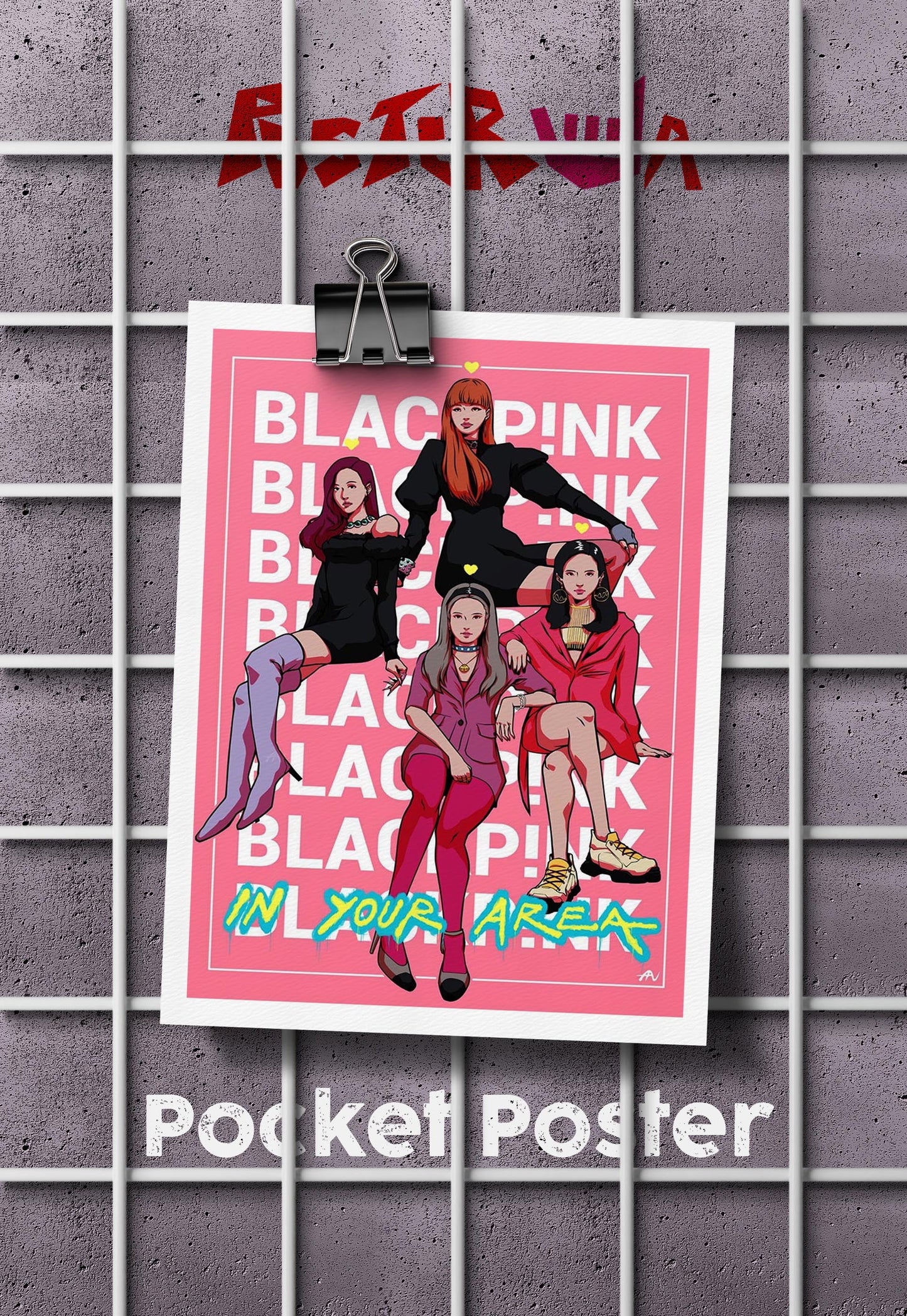In Your Area | BlackPink | Kpop Poster