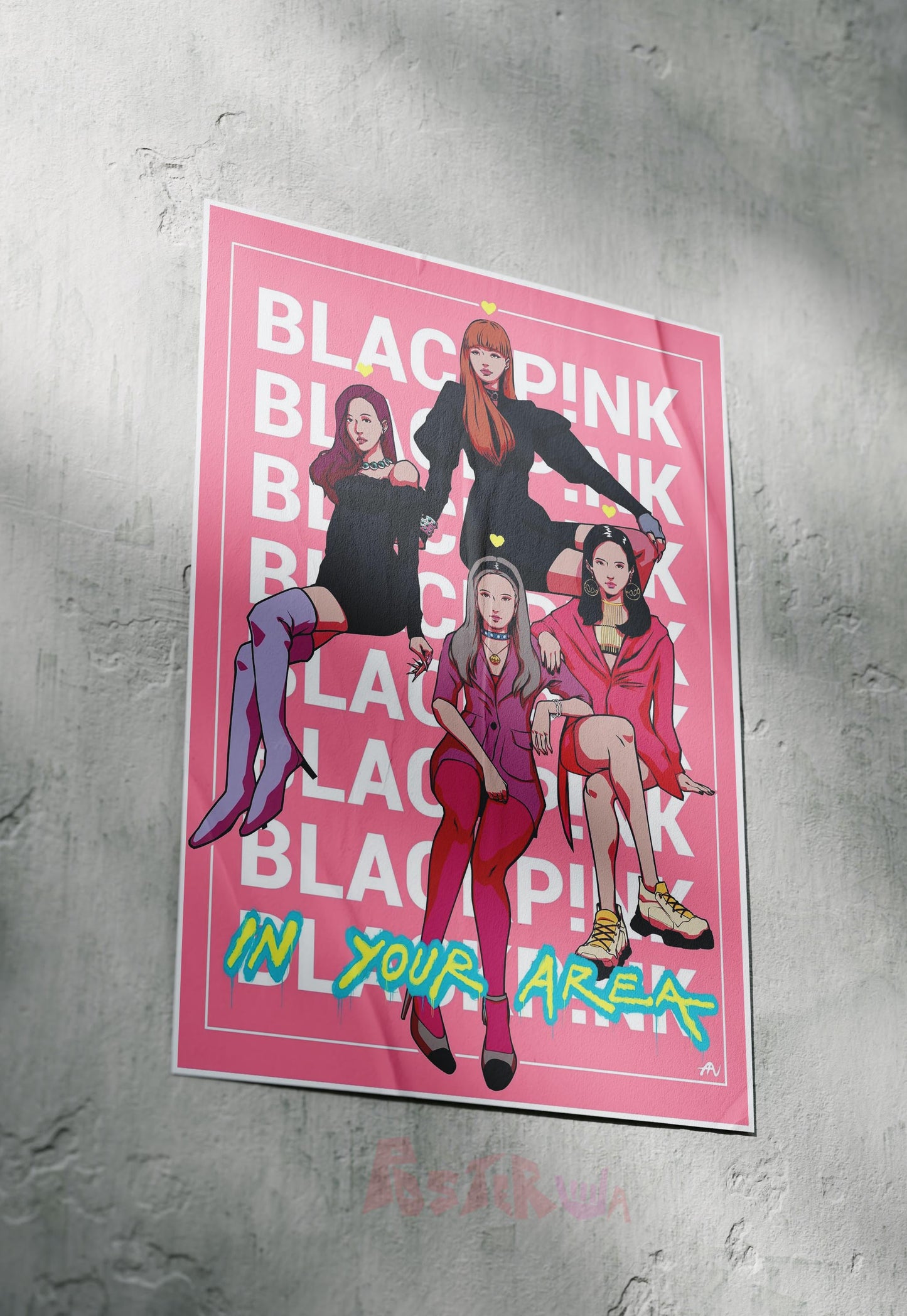 In Your Area | BlackPink | Kpop Poster