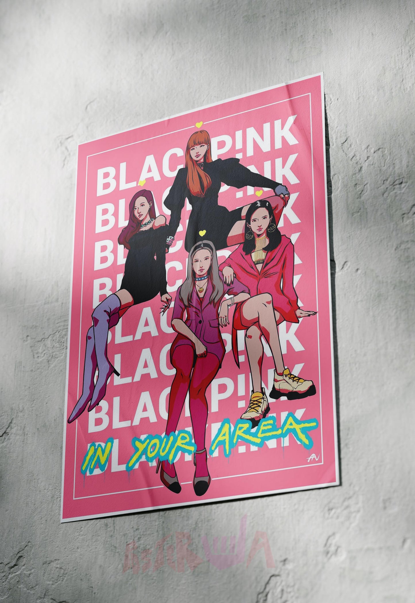 In Your Area | BlackPink | Kpop Poster