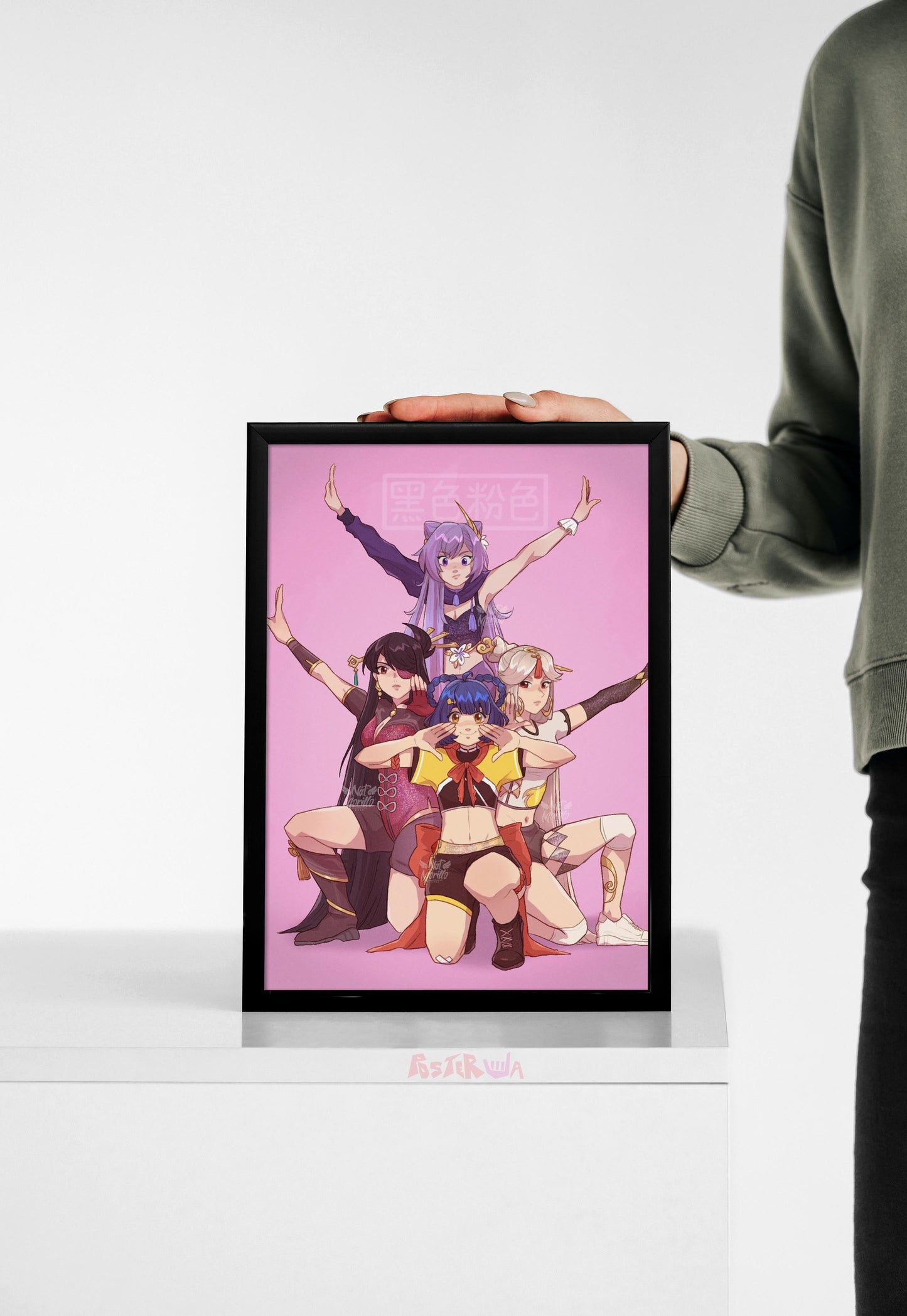 Demon Slayers in Pink | BlackPink | Kpop Poster