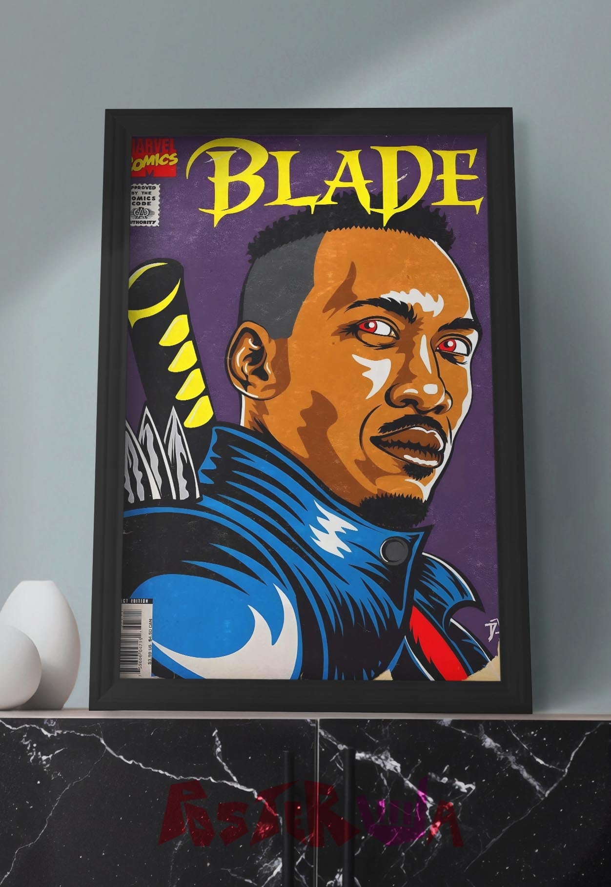 Edge of the Night | Blade | Comic Book Poster