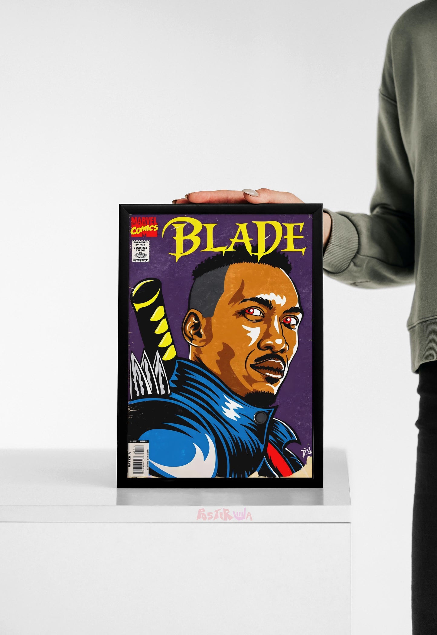 Edge of the Night | Blade | Comic Book Poster