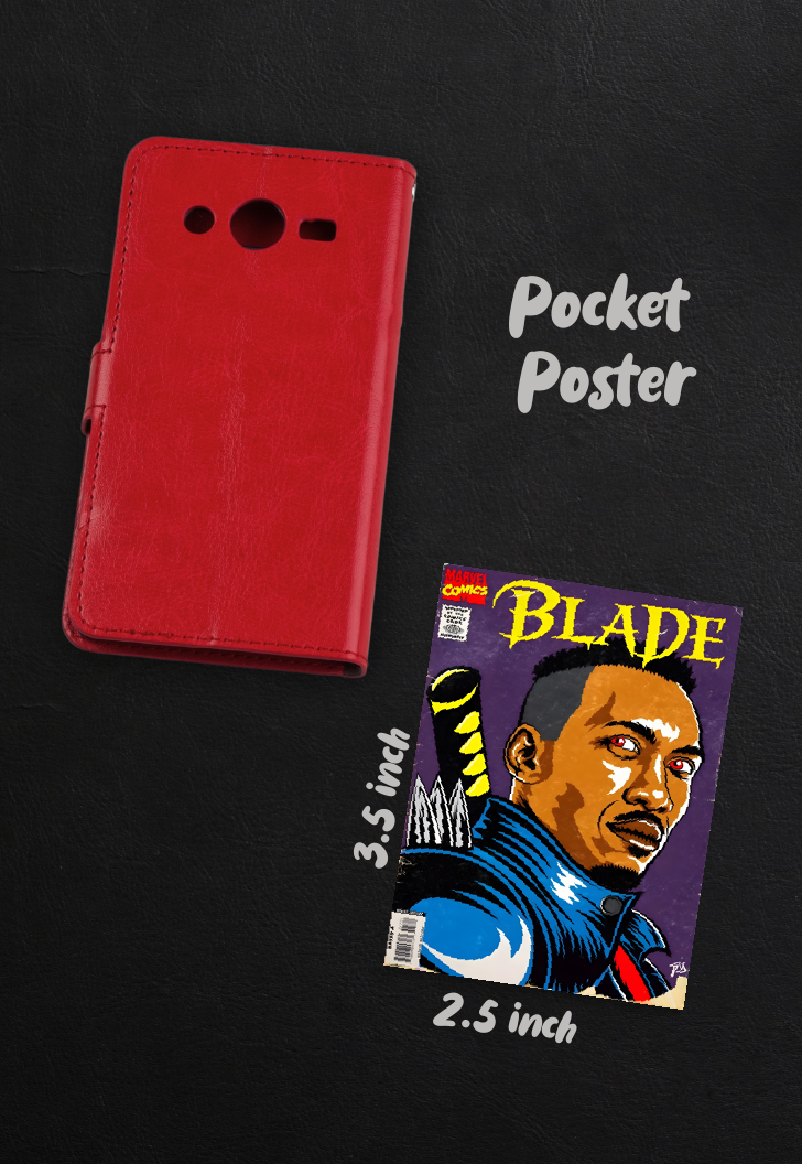 Edge of the Night | Blade | Comic Book Poster