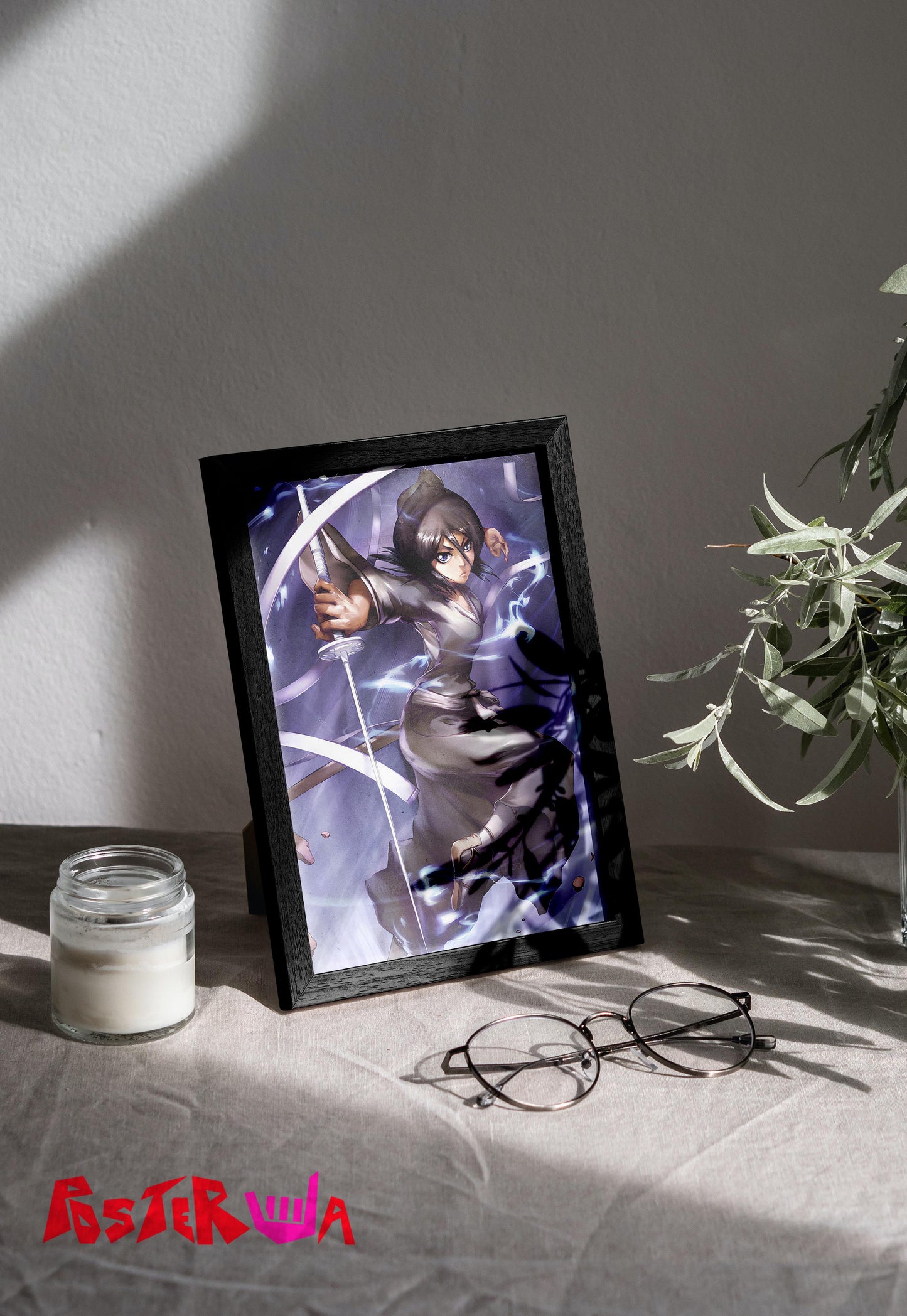 Frozen Petals | Rukia Kuchiki (Bleach) | Anime Poster