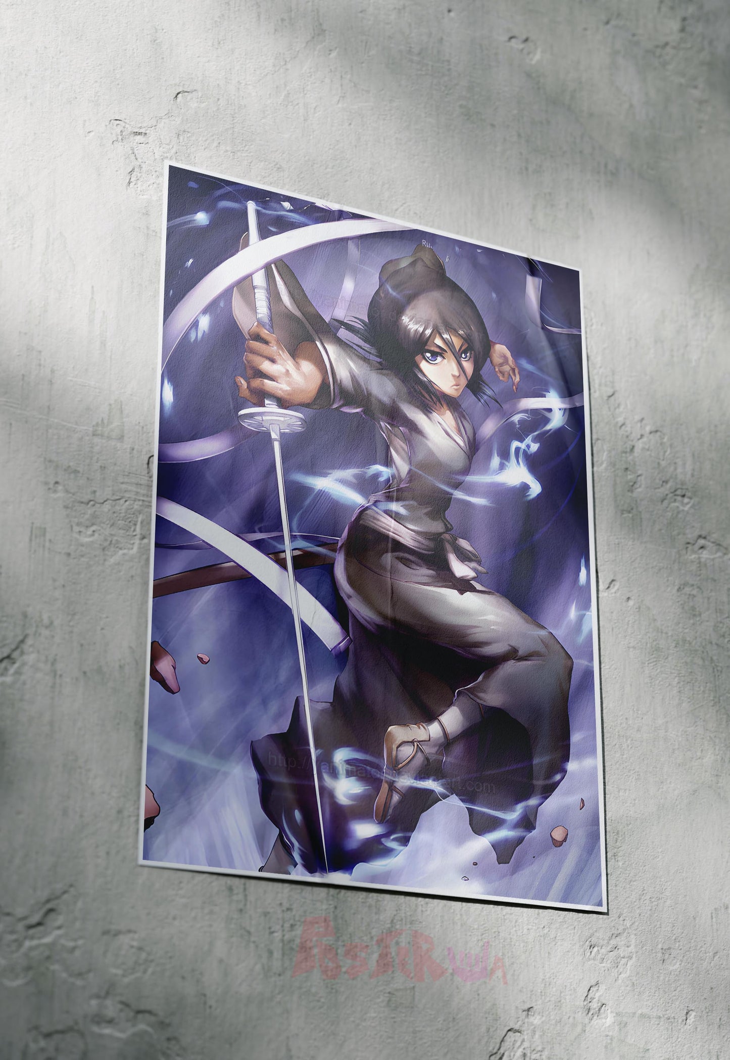 Frozen Petals | Rukia Kuchiki (Bleach) | Anime Poster