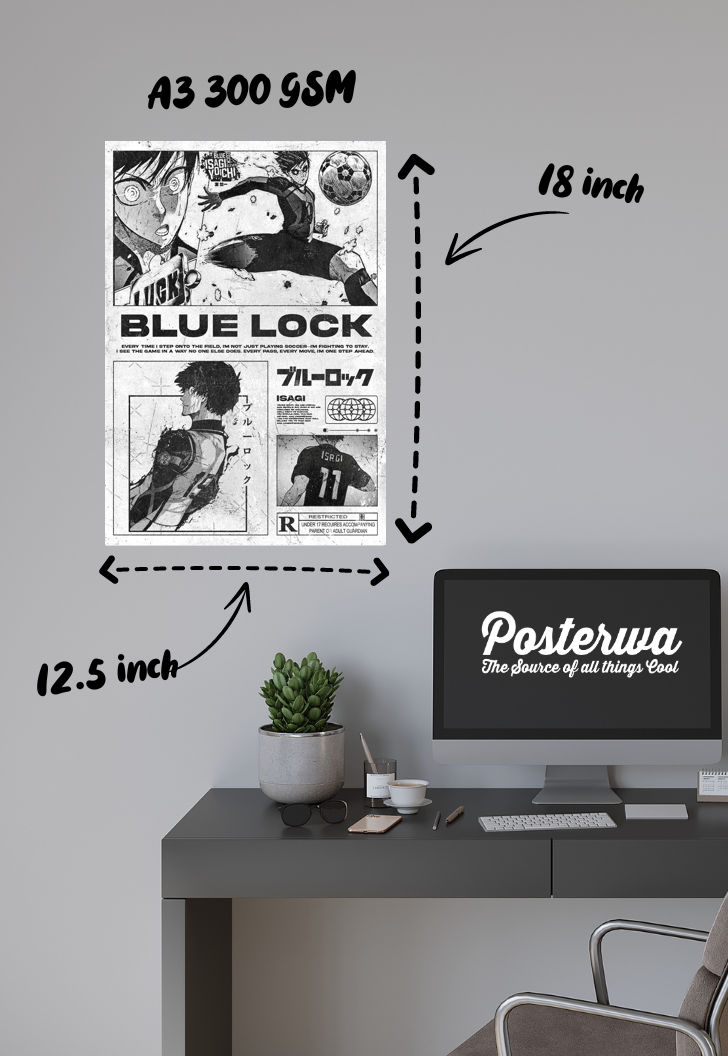 Striker's Vision | Bluelock | Anime Poster