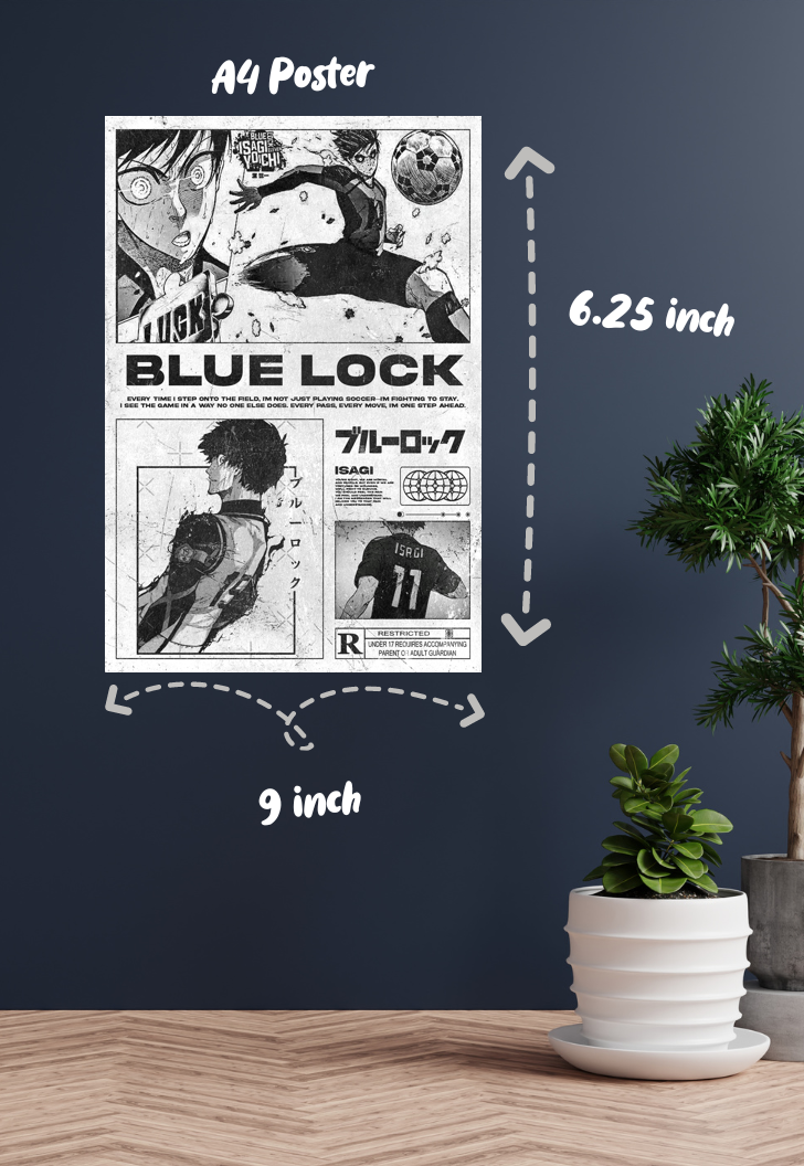 Striker's Vision | Bluelock | Anime Poster