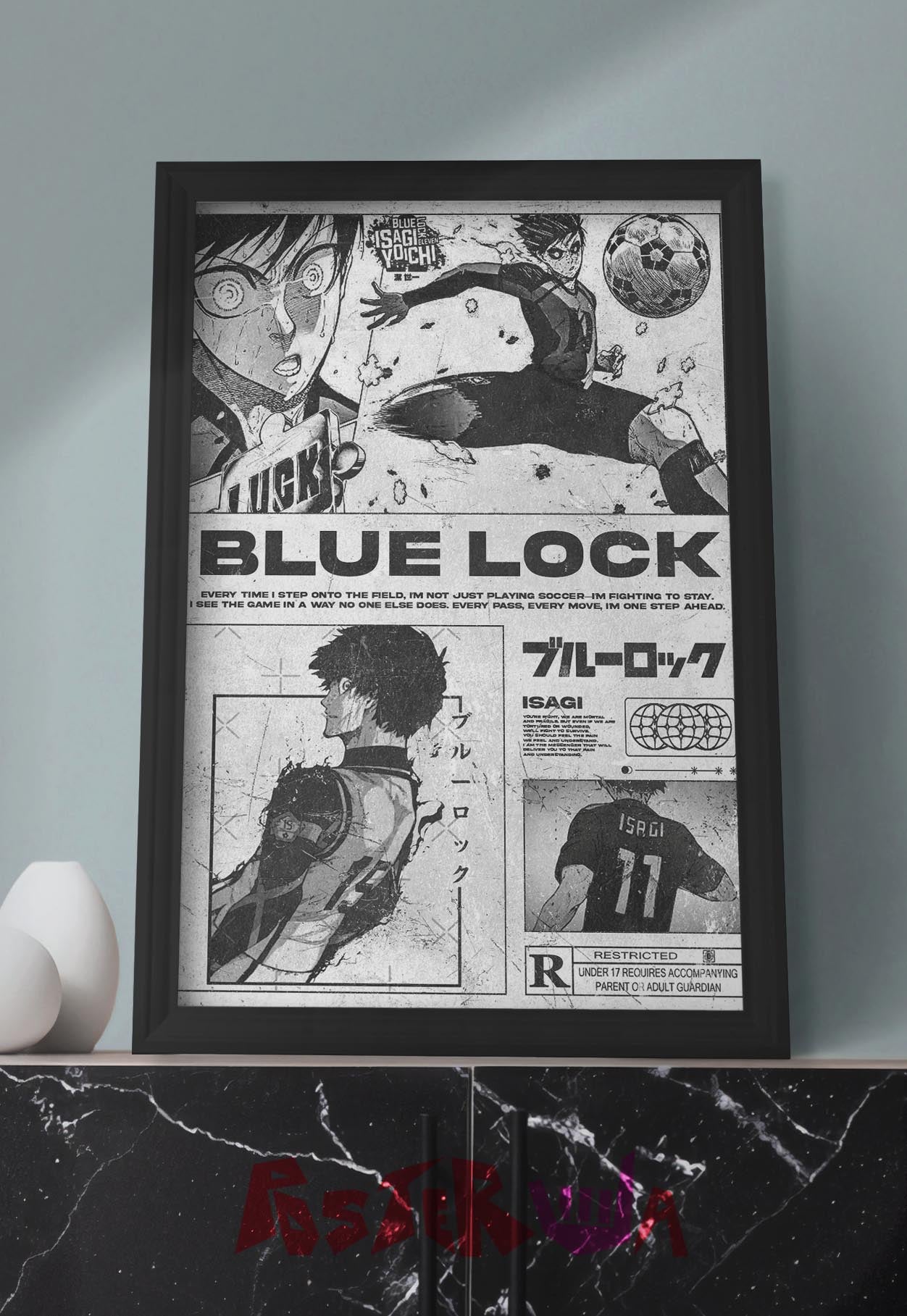 Striker's Vision | Bluelock | Anime Poster