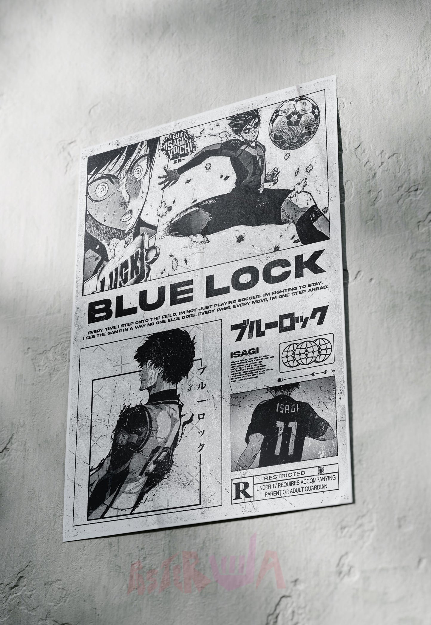 Striker's Vision | Bluelock | Anime Poster