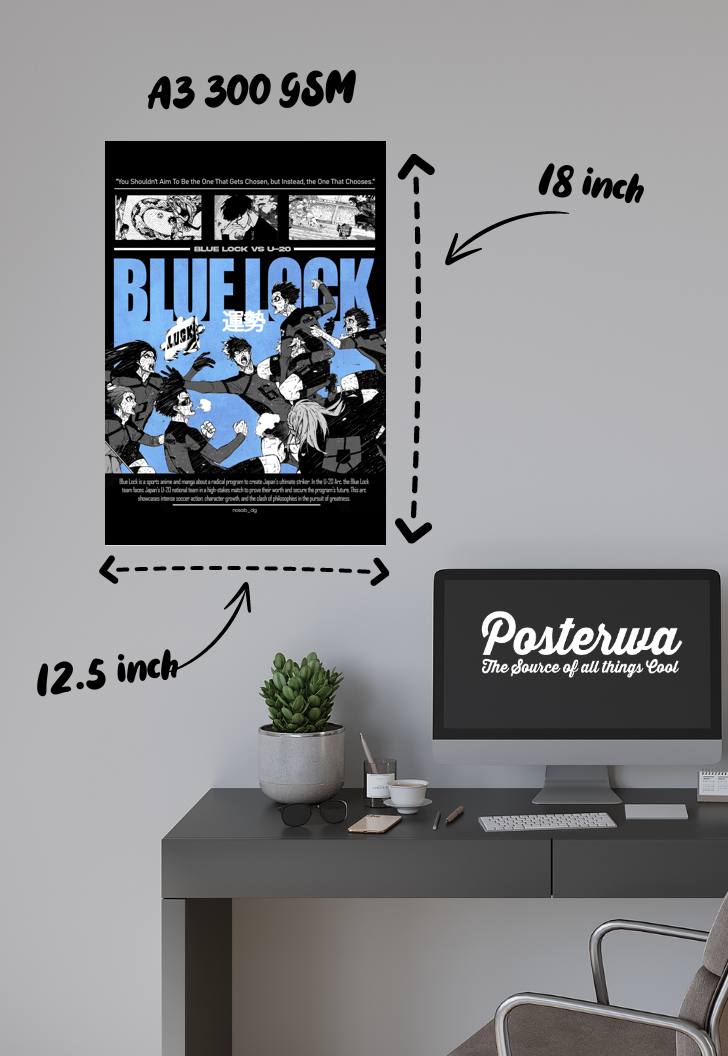 Goalbound Dreams | Bluelock | Anime Poster