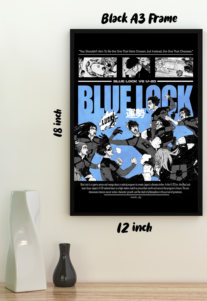 Goalbound Dreams | Bluelock | Anime Poster