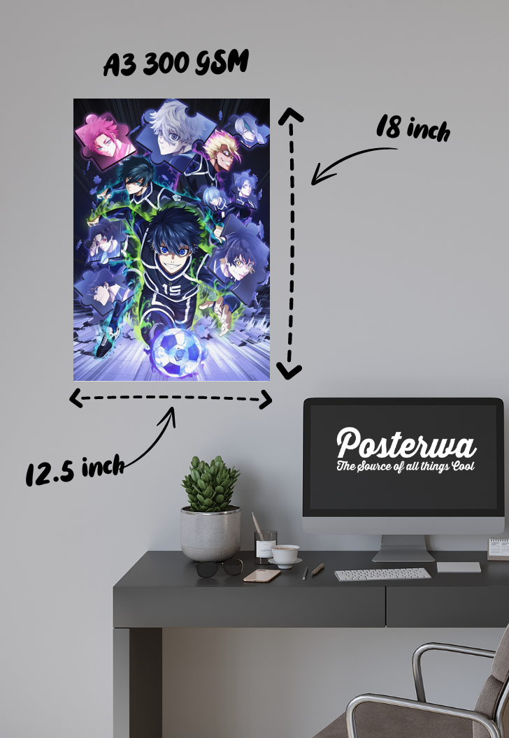 Strikers' Odyssey | Bluelock | Anime Poster