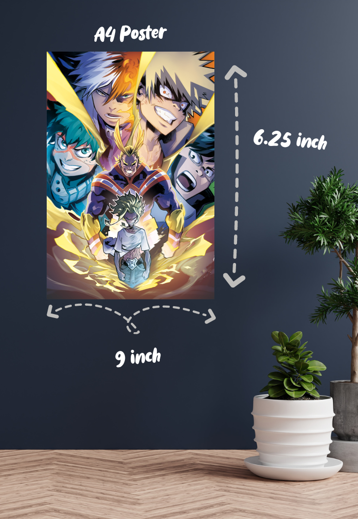 Heroes in Training | My Hero Academia | Anime Poster