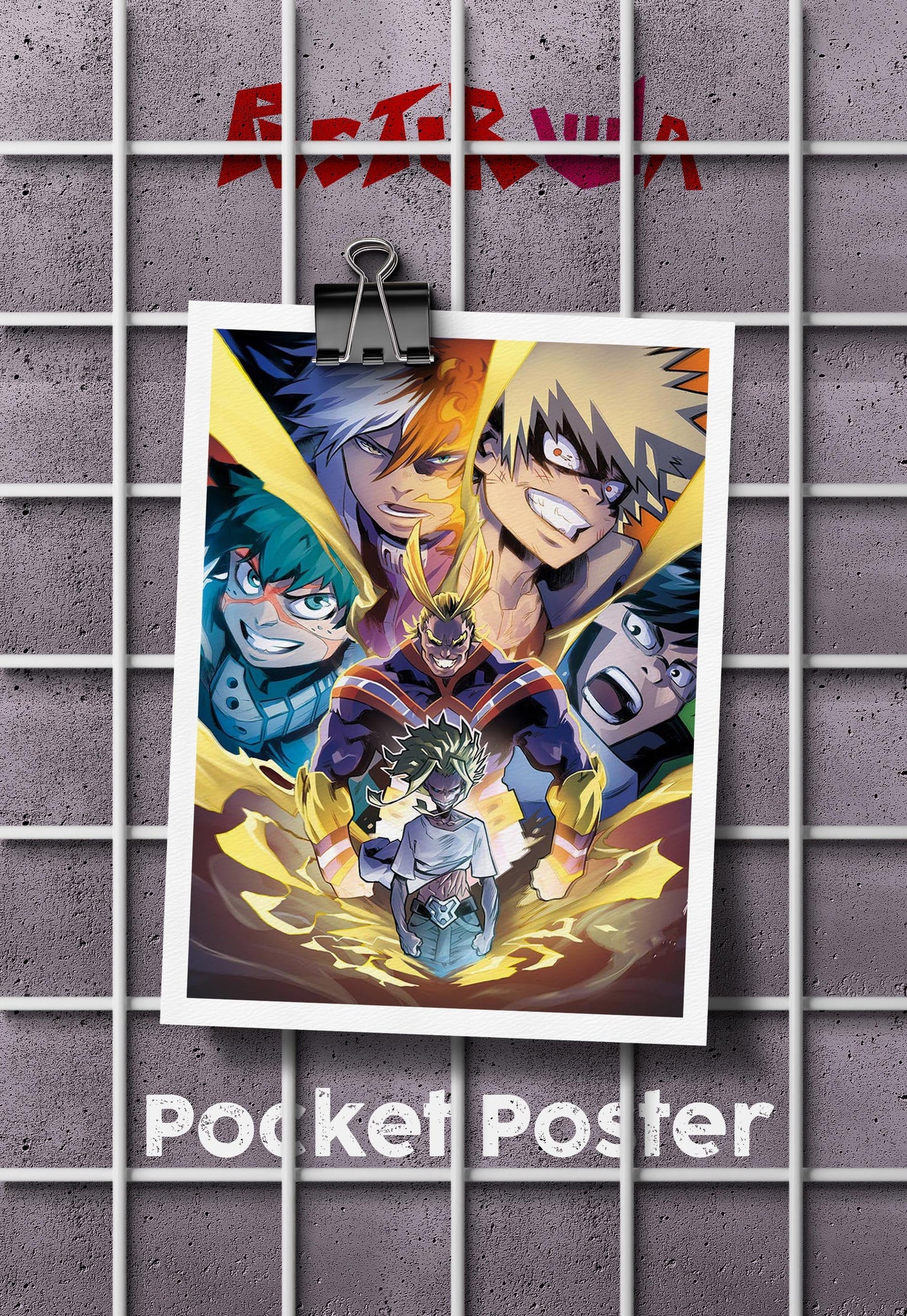 Heroes in Training | My Hero Academia | Anime Poster