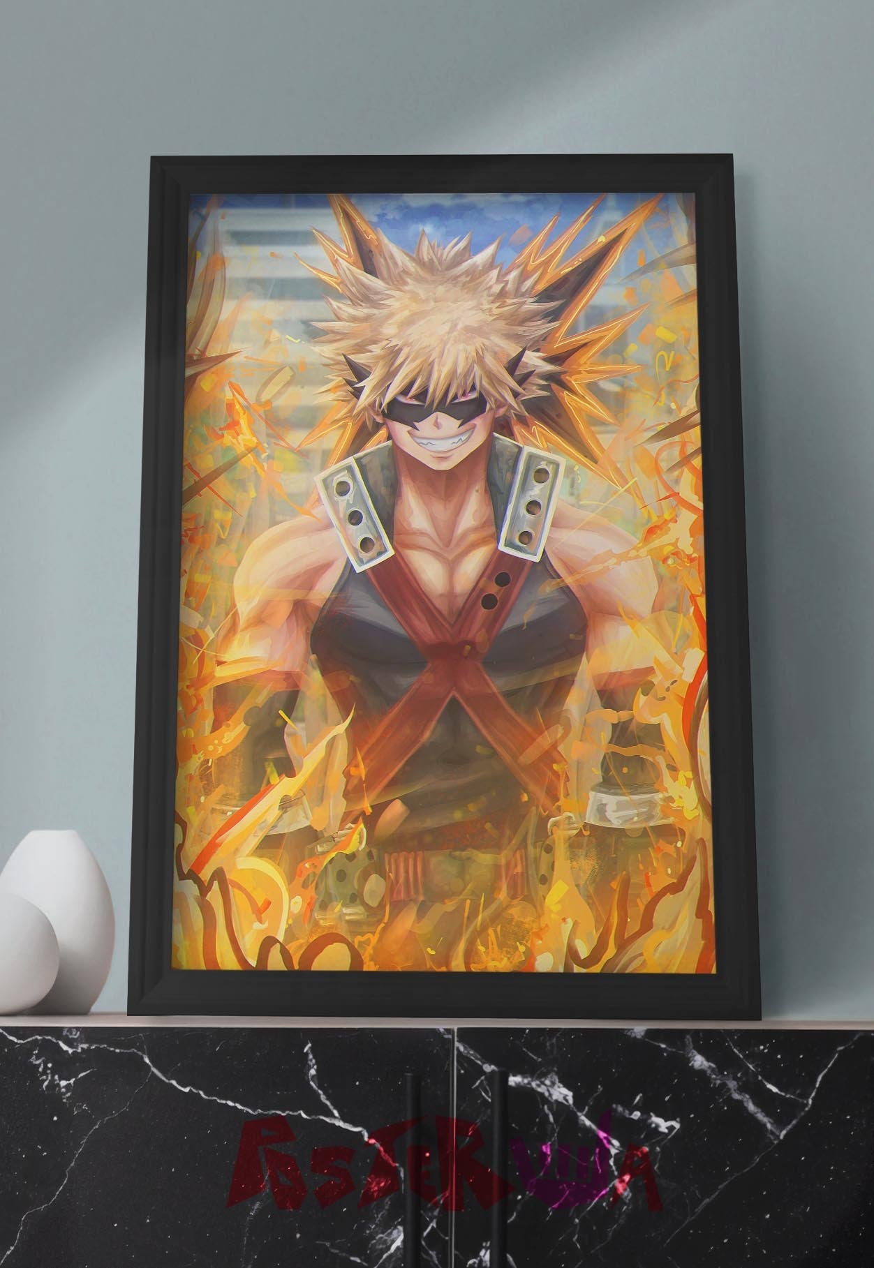 Explosive Ambitions | Bakugo (Anime) | Action Movie Poster