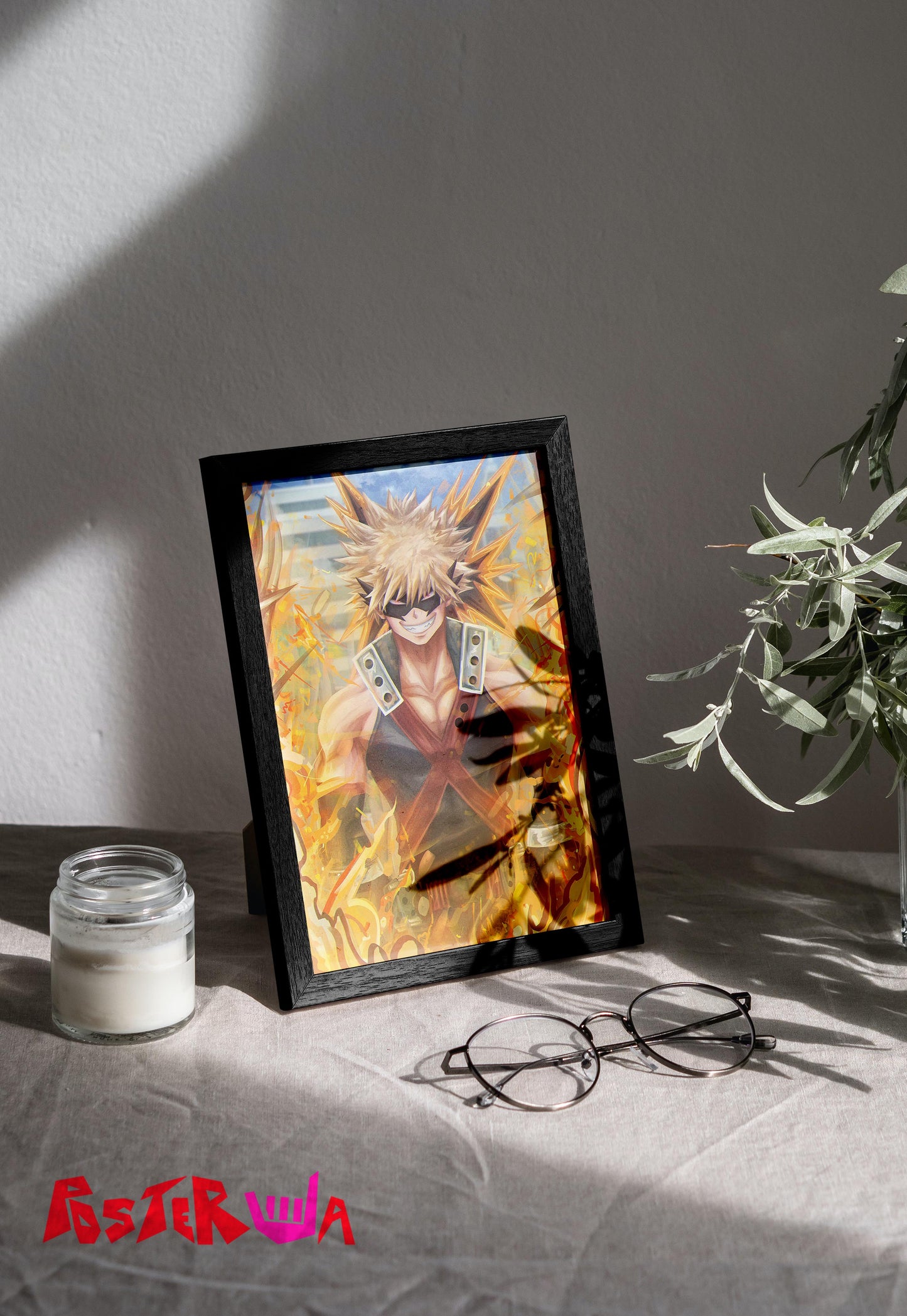 Explosive Ambitions | Bakugo (Anime) | Action Movie Poster