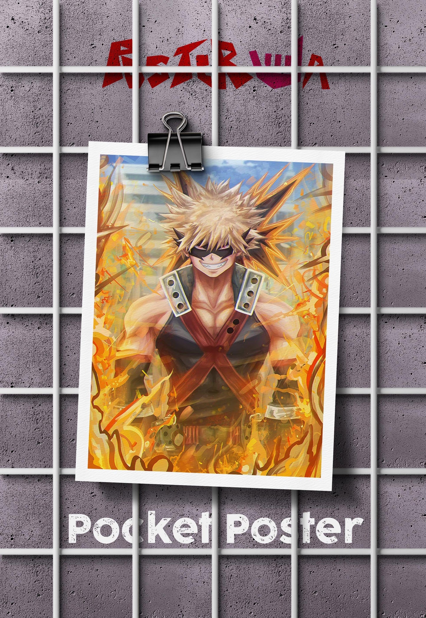 Explosive Ambitions | Bakugo (Anime) | Action Movie Poster