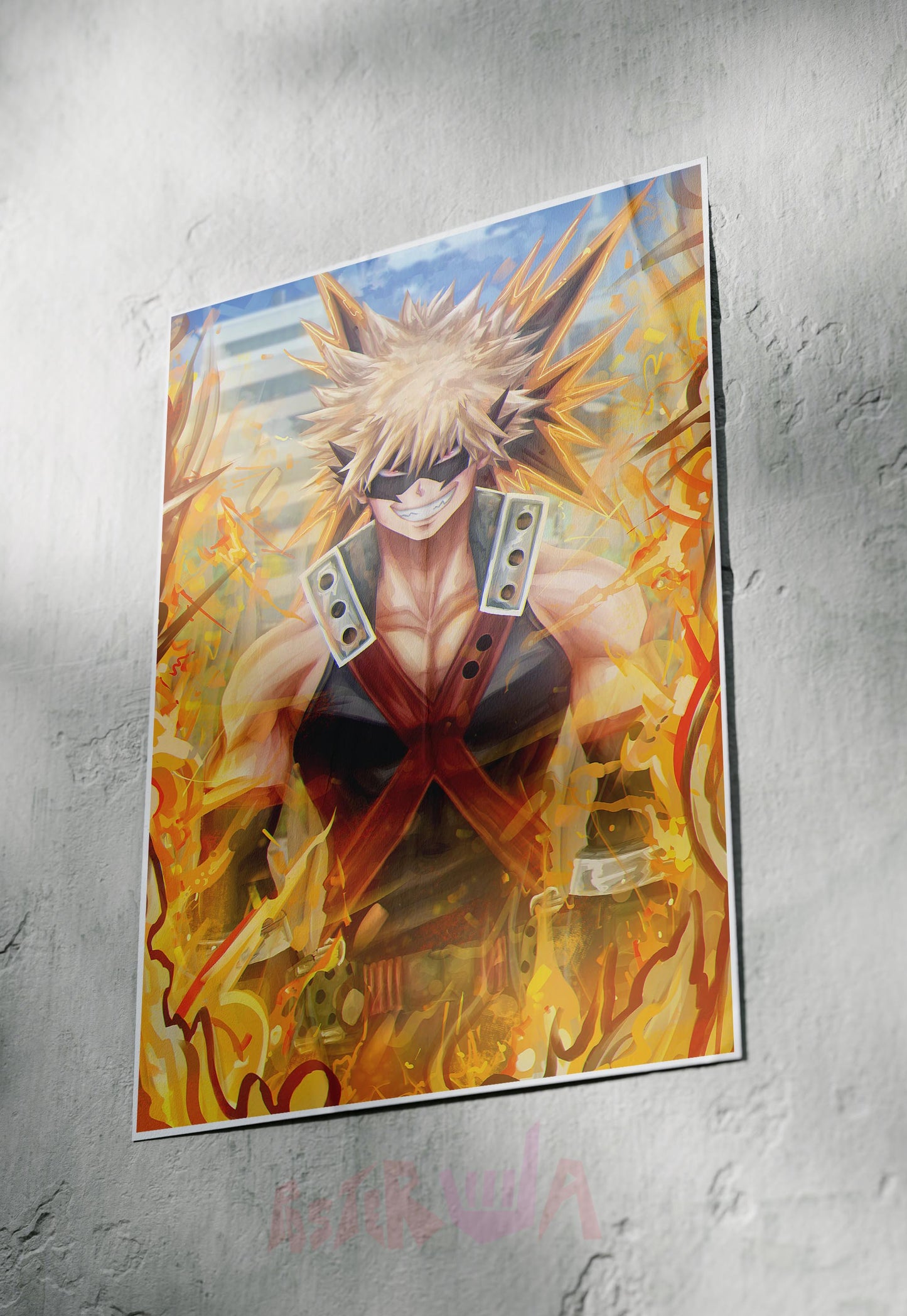 Explosive Ambitions | Bakugo (Anime) | Action Movie Poster