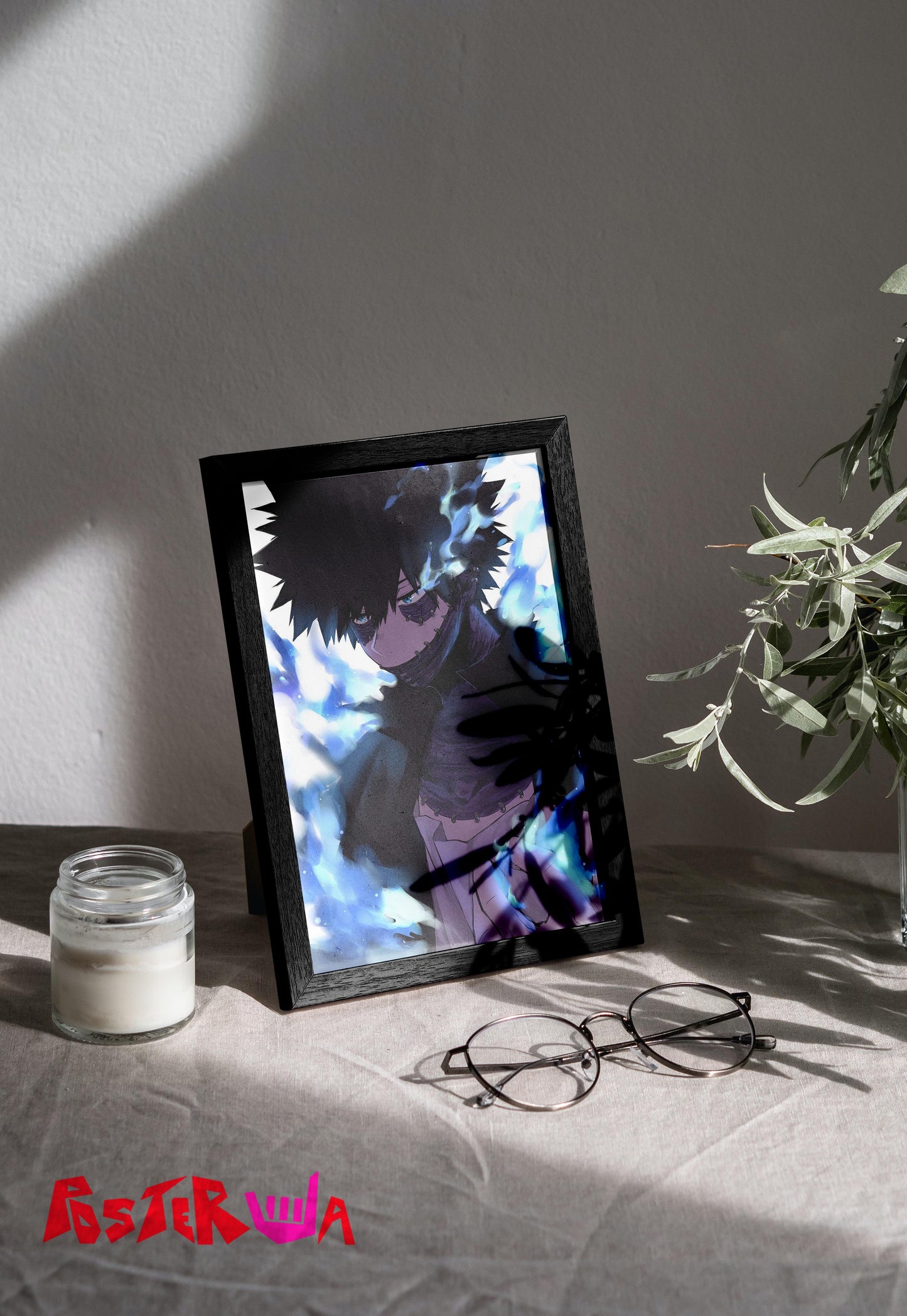 Inferno's Embrace | My Hero Academia | Anime Poster
