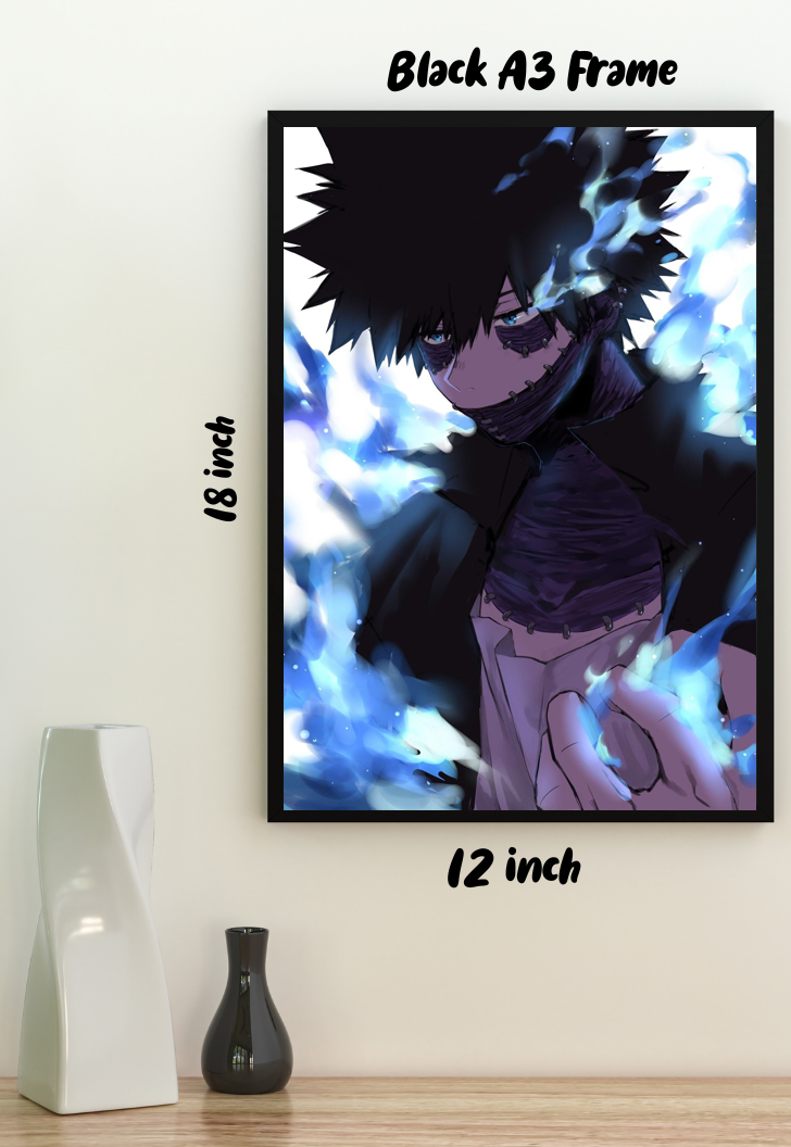 Inferno's Embrace | My Hero Academia | Anime Poster