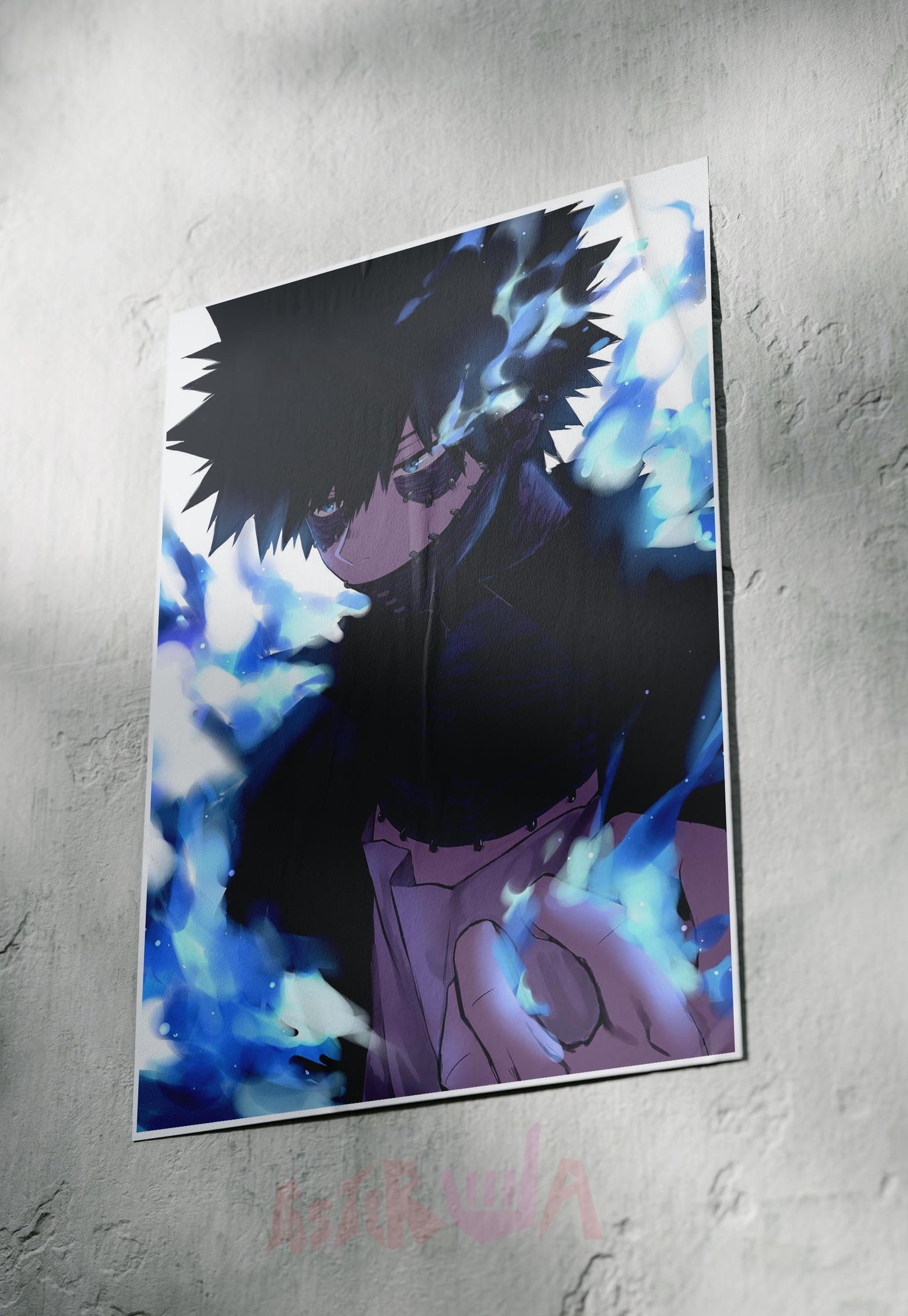 Inferno's Embrace | My Hero Academia | Anime Poster