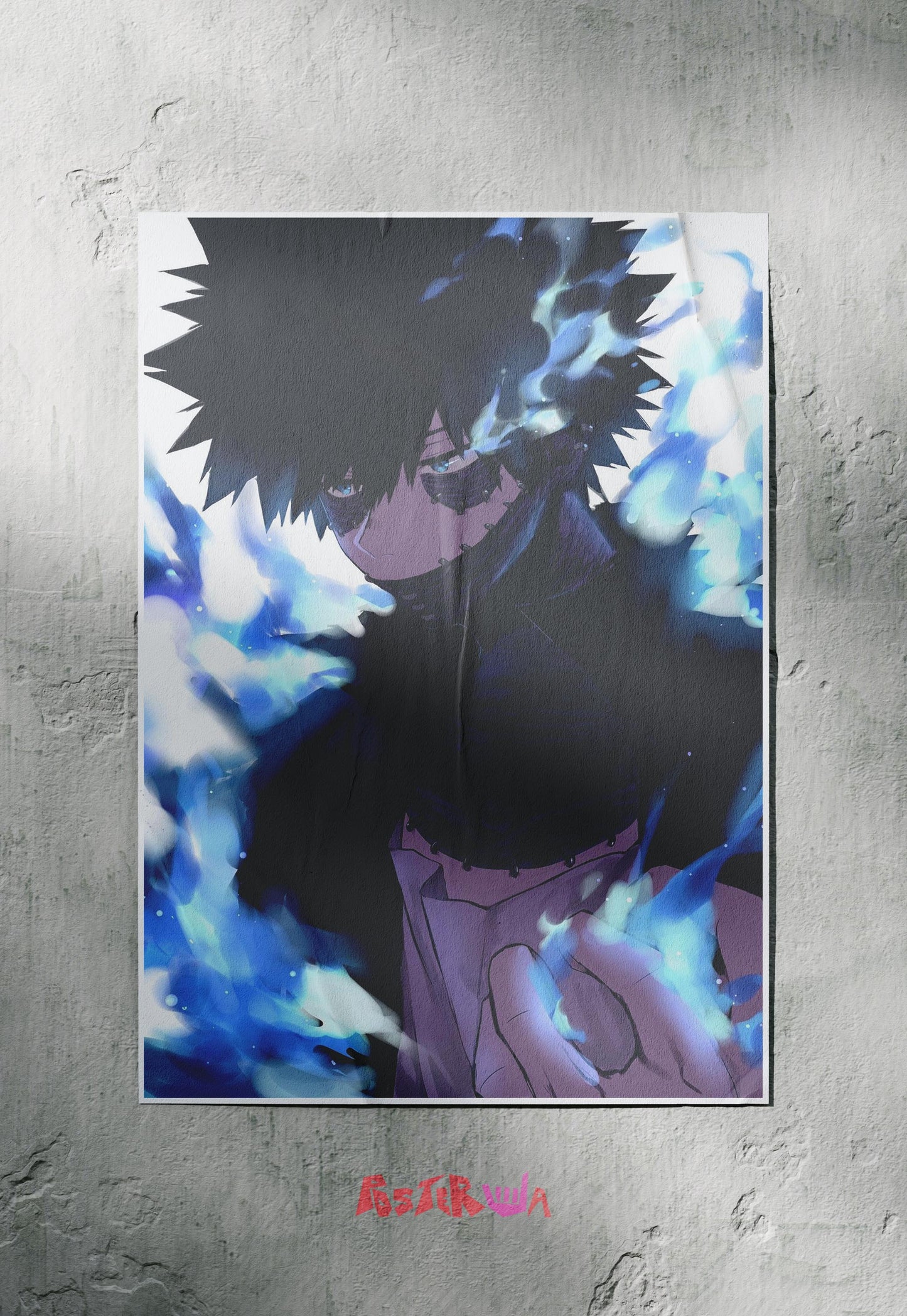 Inferno's Embrace | My Hero Academia | Anime Poster