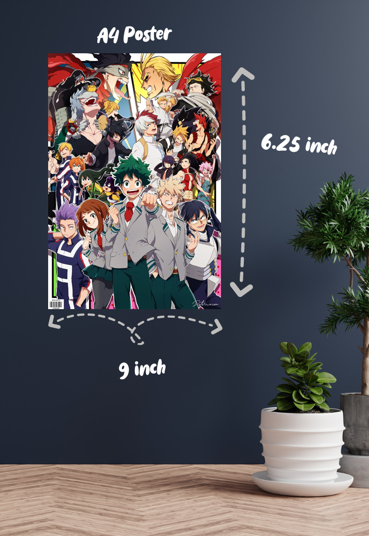 Heroes United | My Hero Academia | Anime Poster