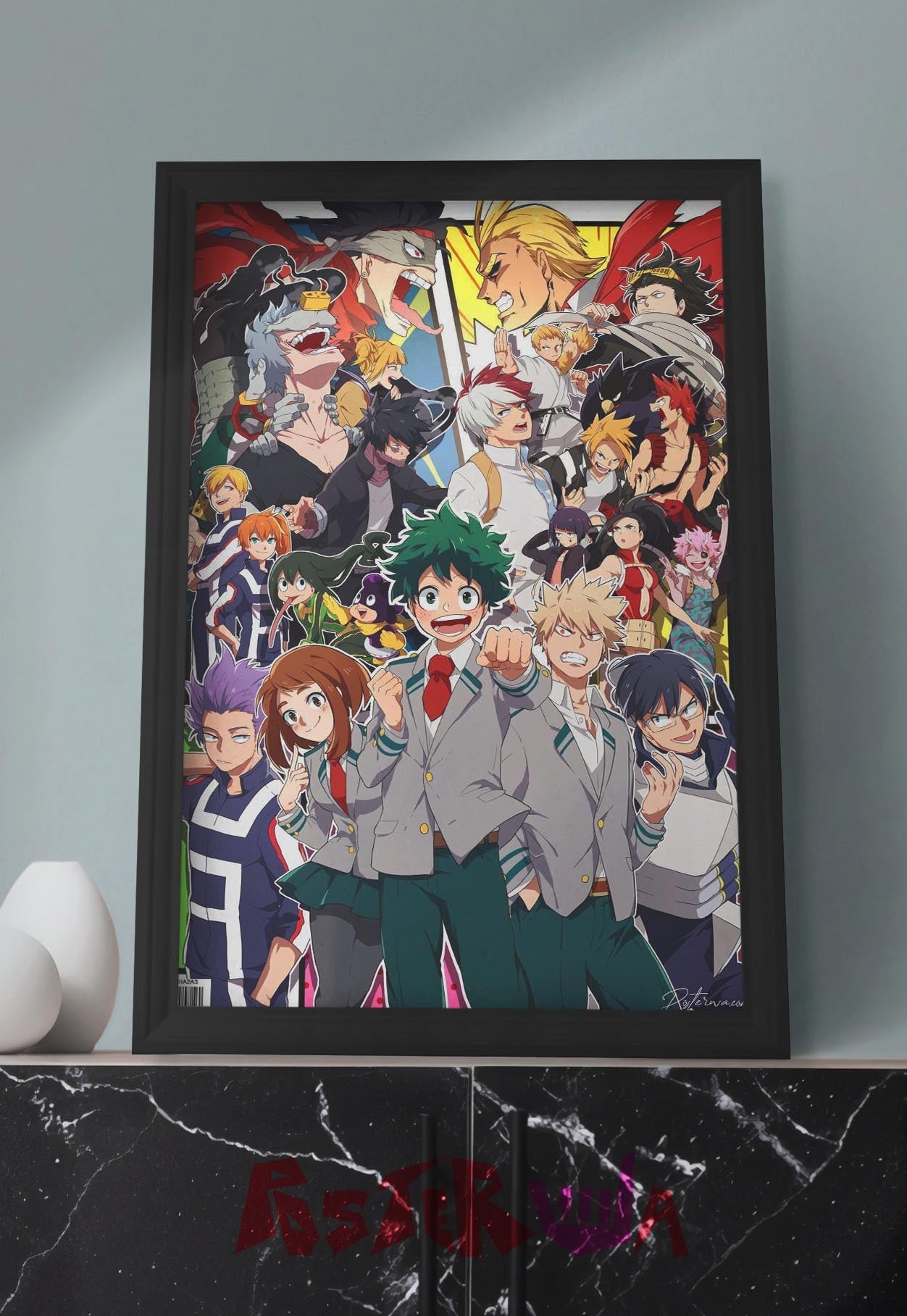 Heroes United | My Hero Academia | Anime Poster